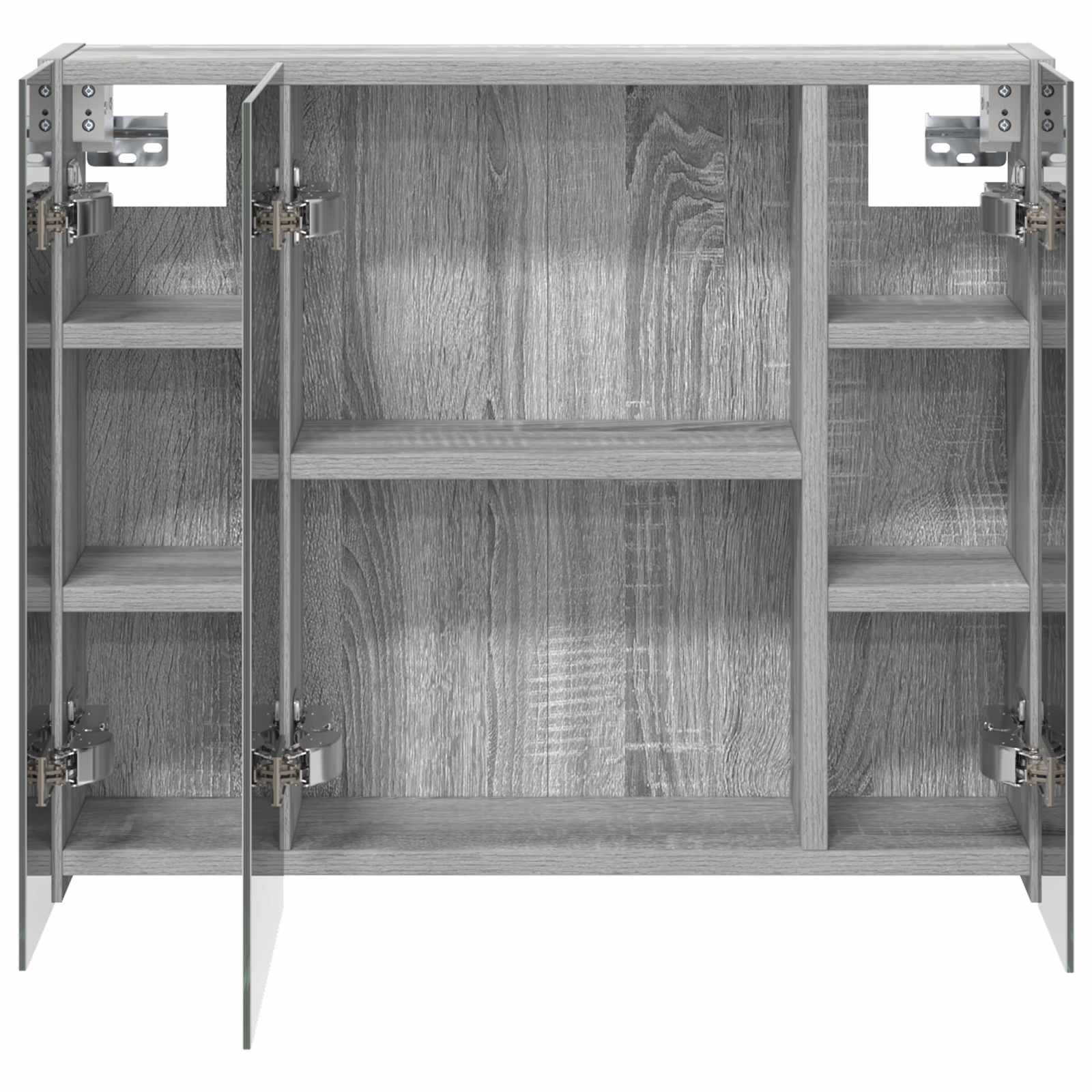 Kupaonski ormar s ogledalom Siva Sonoma 60 x 14,5 x 50 cm