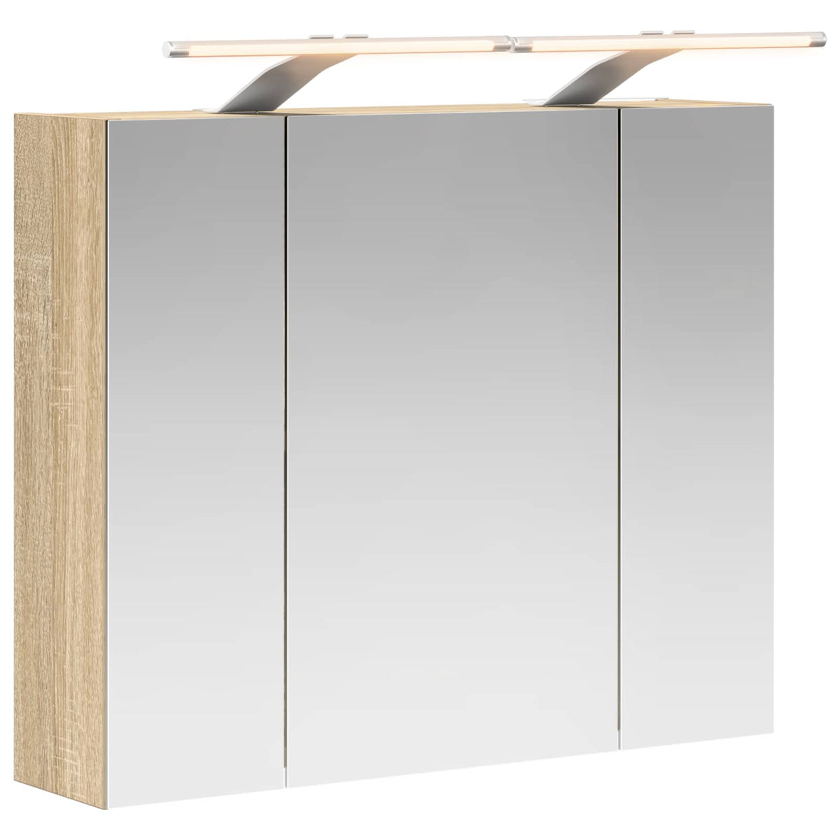 Kupaonski ormar s ogledalom Sonoma hrast 60 x 14,5 x 50 cm