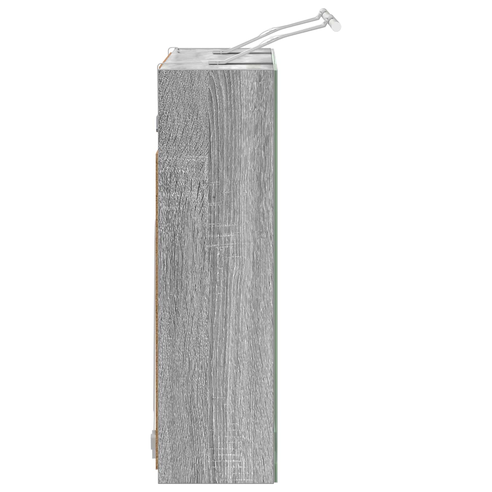 Kupaonski ormar s ogledalom Siva Sonoma 60 x 14,5 x 50 cm