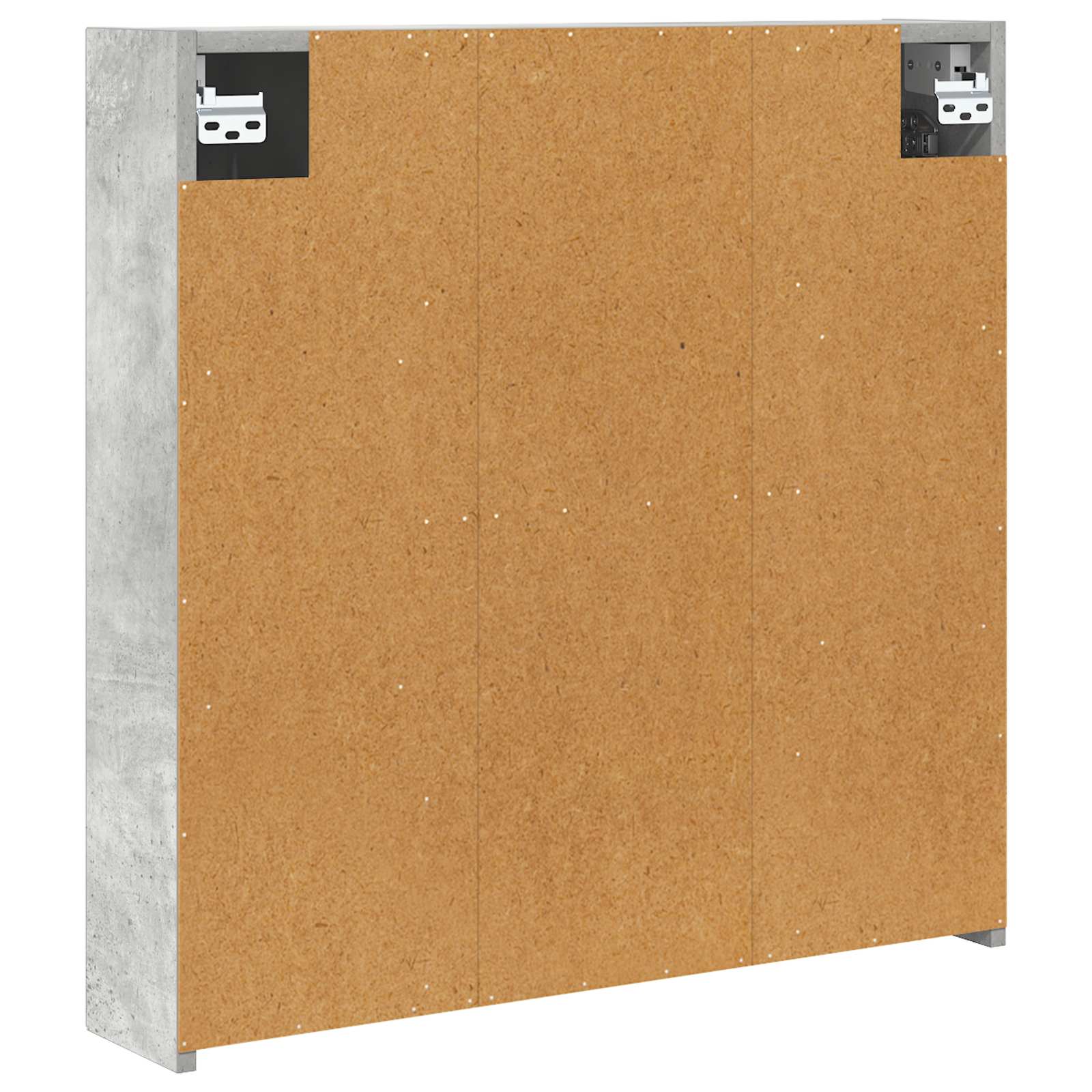 Kupaonski ormar s ogledalom Betonski sivi 70 x 14,5 x 70 cm