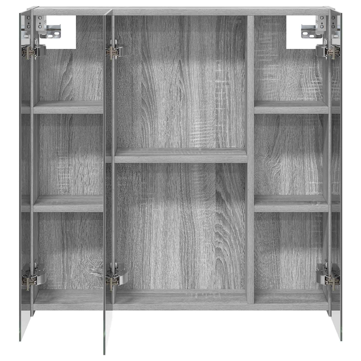 Kupaonski ormar s ogledalom Siva Sonoma 70 x 14,5 x 70 cm