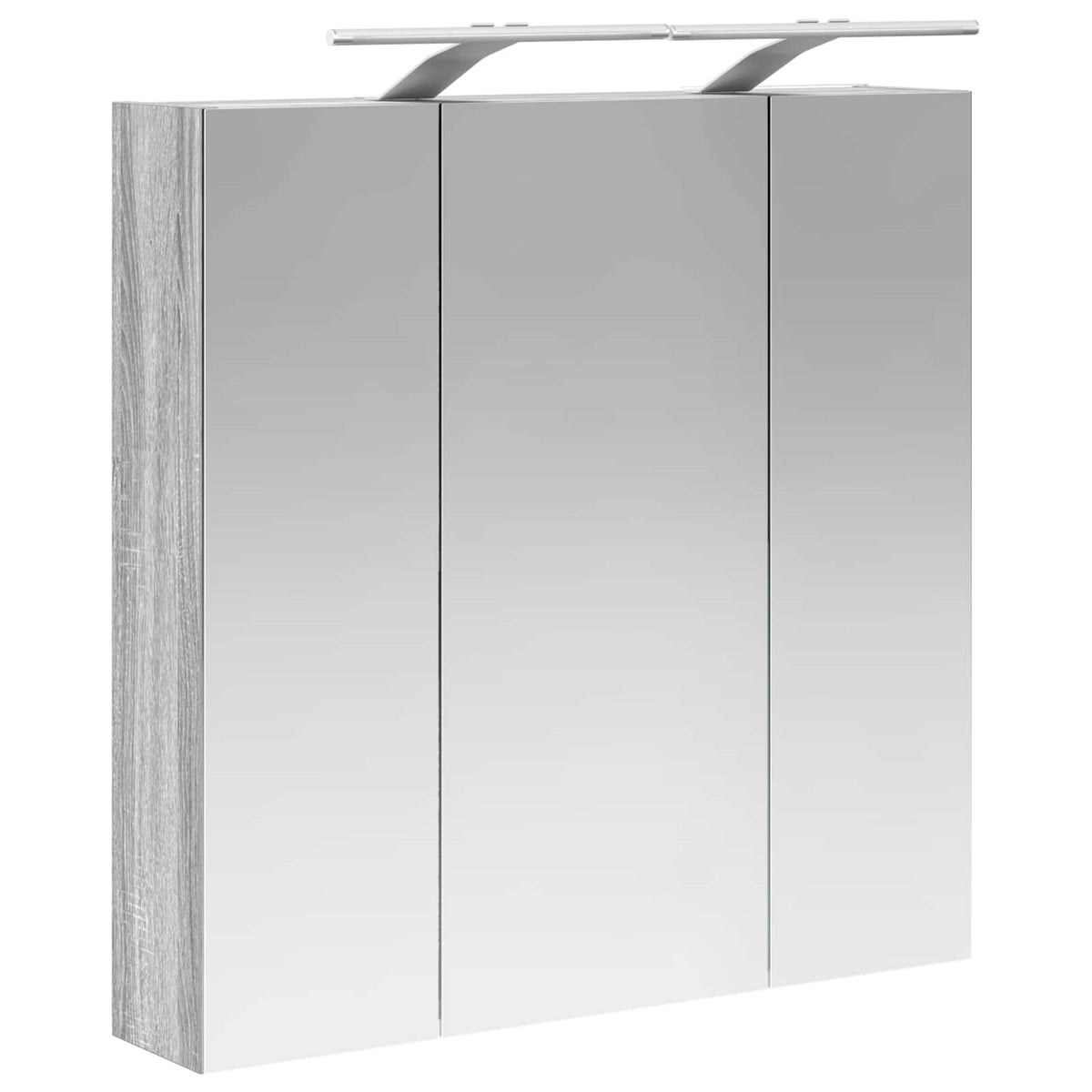 Kupaonski ormar s ogledalom Siva Sonoma 70 x 14,5 x 70 cm