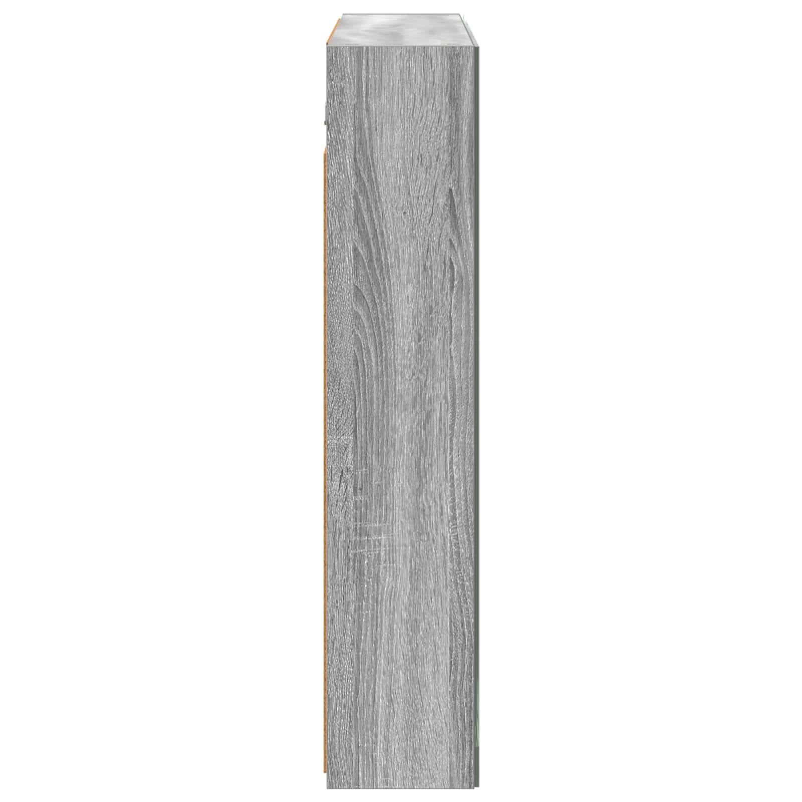 Kupaonski ormar s ogledalom Zidne Siva Sonoma 80 x 14.5 x 70 cm