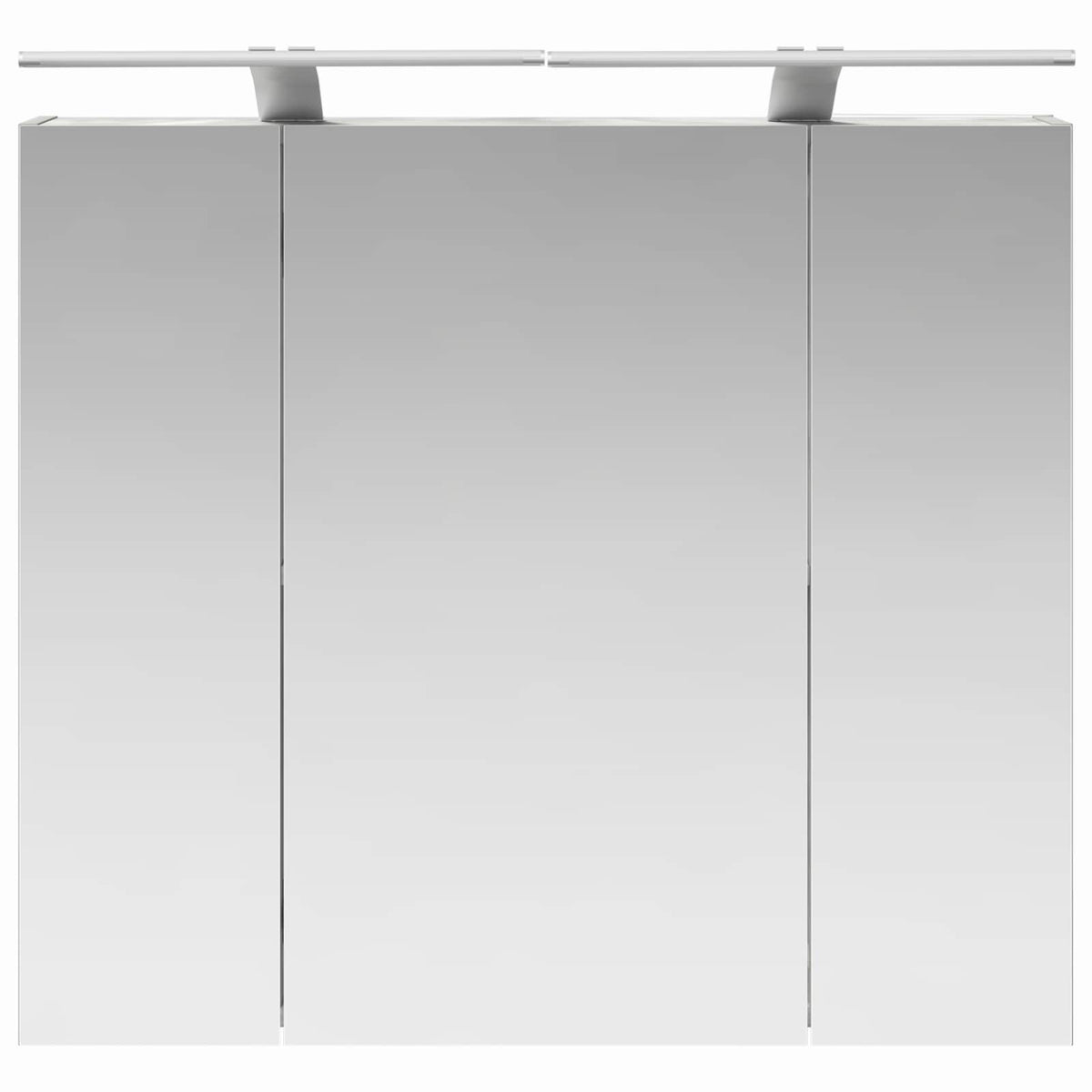 Kupaonski ormar s ogledalom Betonski sivi 80 x 14.5 x 70 cm