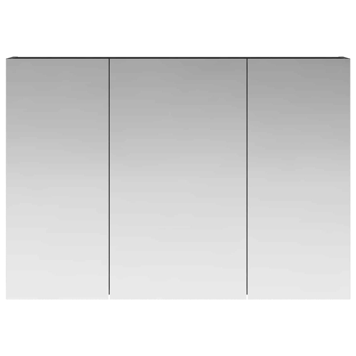 Kupaonski ormar s ogledalom Crni hrast 100 x 14,5 x 70 cm