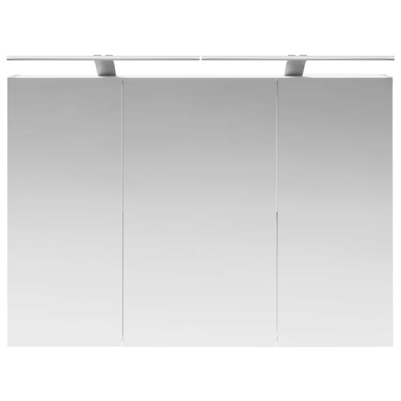 Kupaonski ormar s ogledalom s policom Bijelo 100 x 14,5 x 70 cm