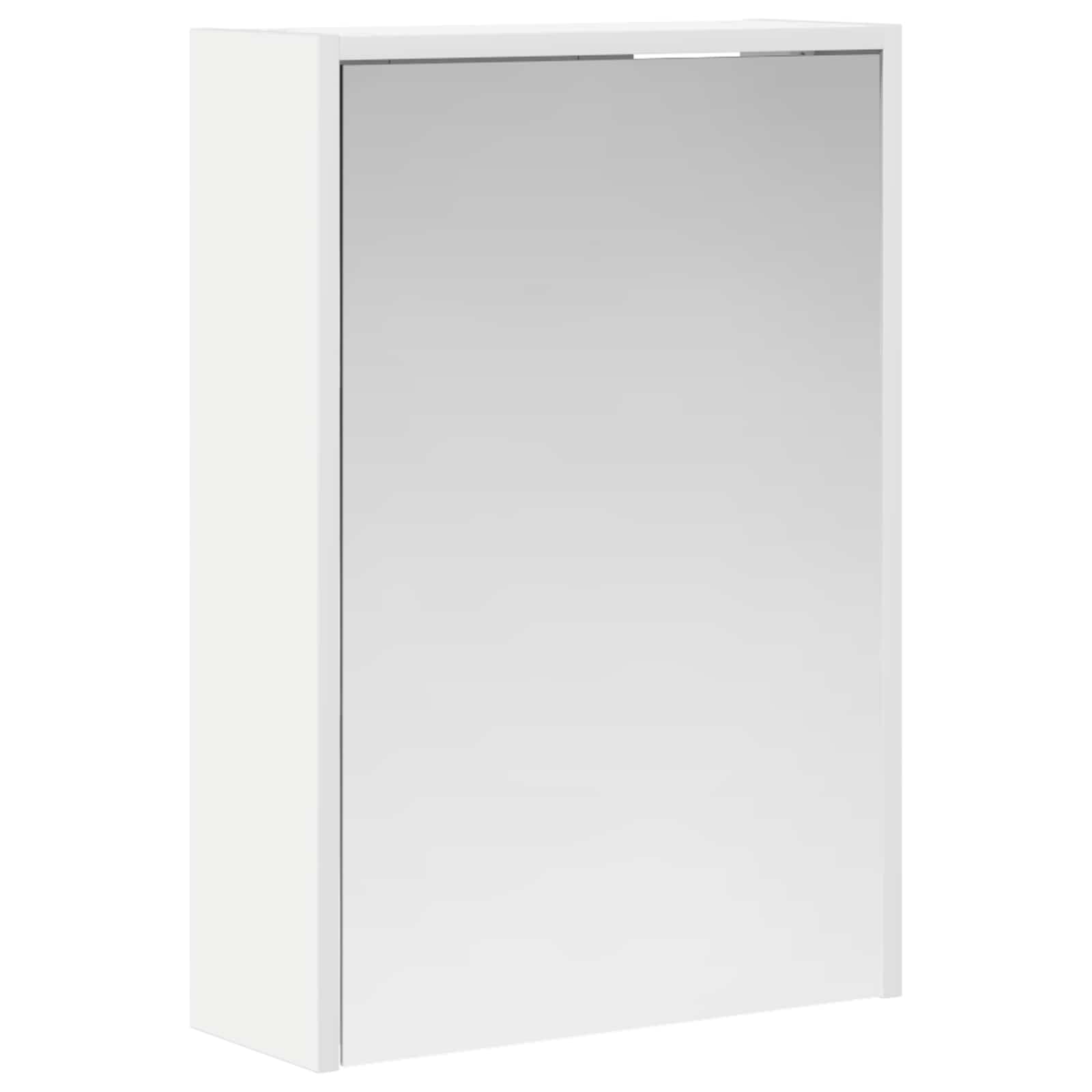 Kupaonski ormar s ogledalom s policom Bijelo 43 x 16 x 62.5 cm