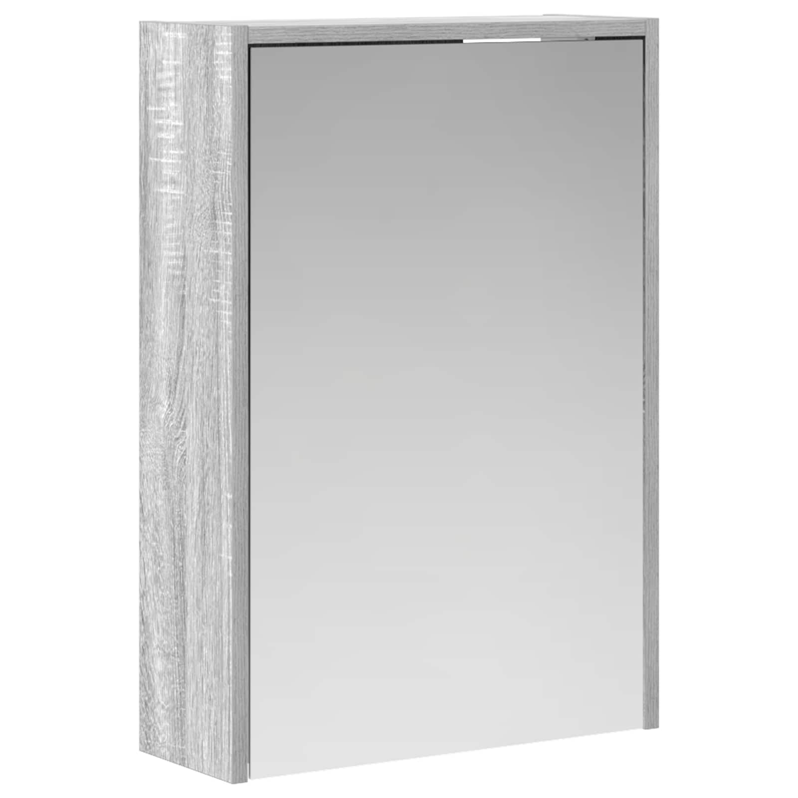Kupaonski ormar s ogledalom Zidne Siva Sonoma 43 x 16 x 62.5 cm