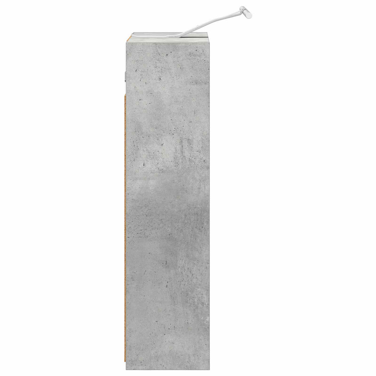 Kupaonski ormar s ogledalom Betonski sivi 43 x 16 x 62.5 cm