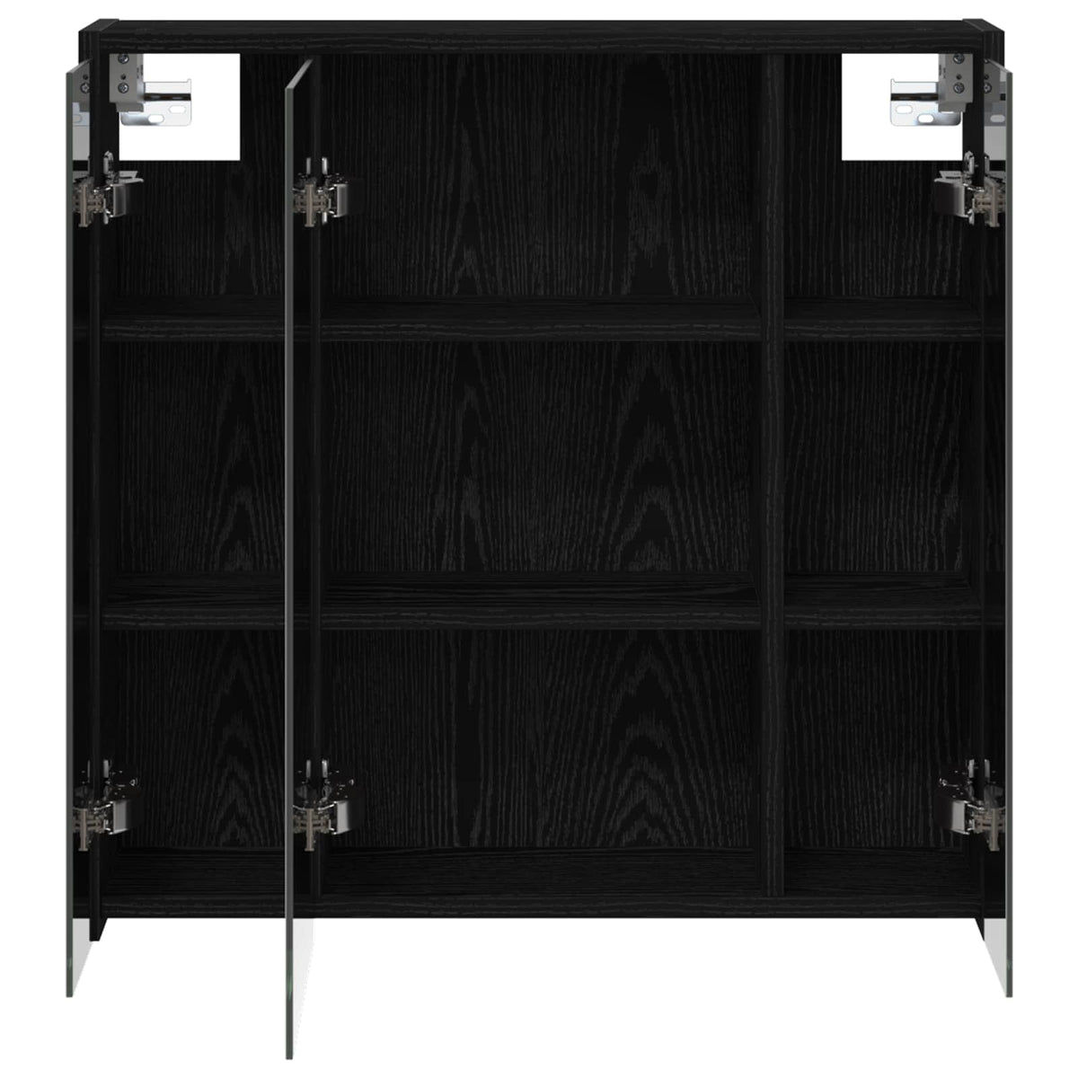 Kupaonski ormar s ogledalom Crni hrast 63,5 x 16 x 62,5 cm