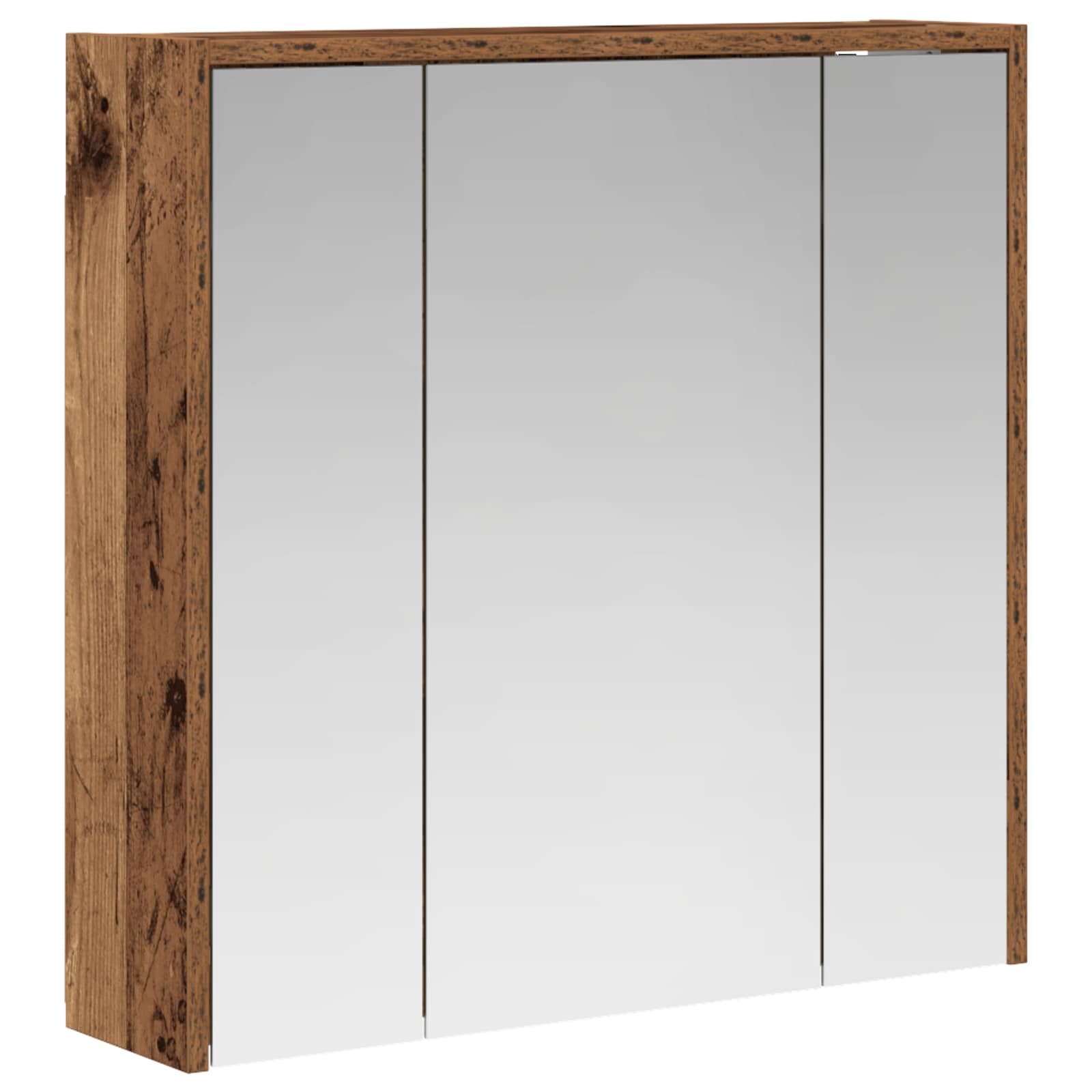 Kupaonski ormar s ogledalom Staro drvo 63,5 x 16 x 62,5 cm