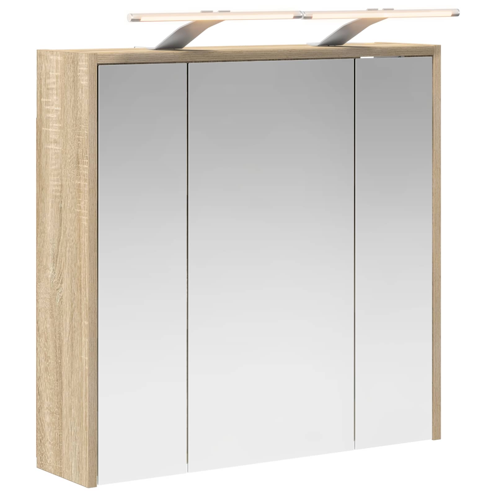 Kupaonski ormar s ogledalom Sonoma hrast 63,5 x 16 x 62,5 cm