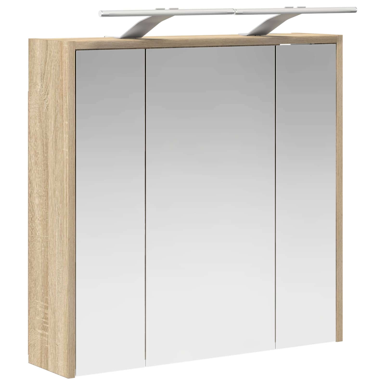 Kupaonski ormar s ogledalom Sonoma hrast 63,5 x 16 x 62,5 cm