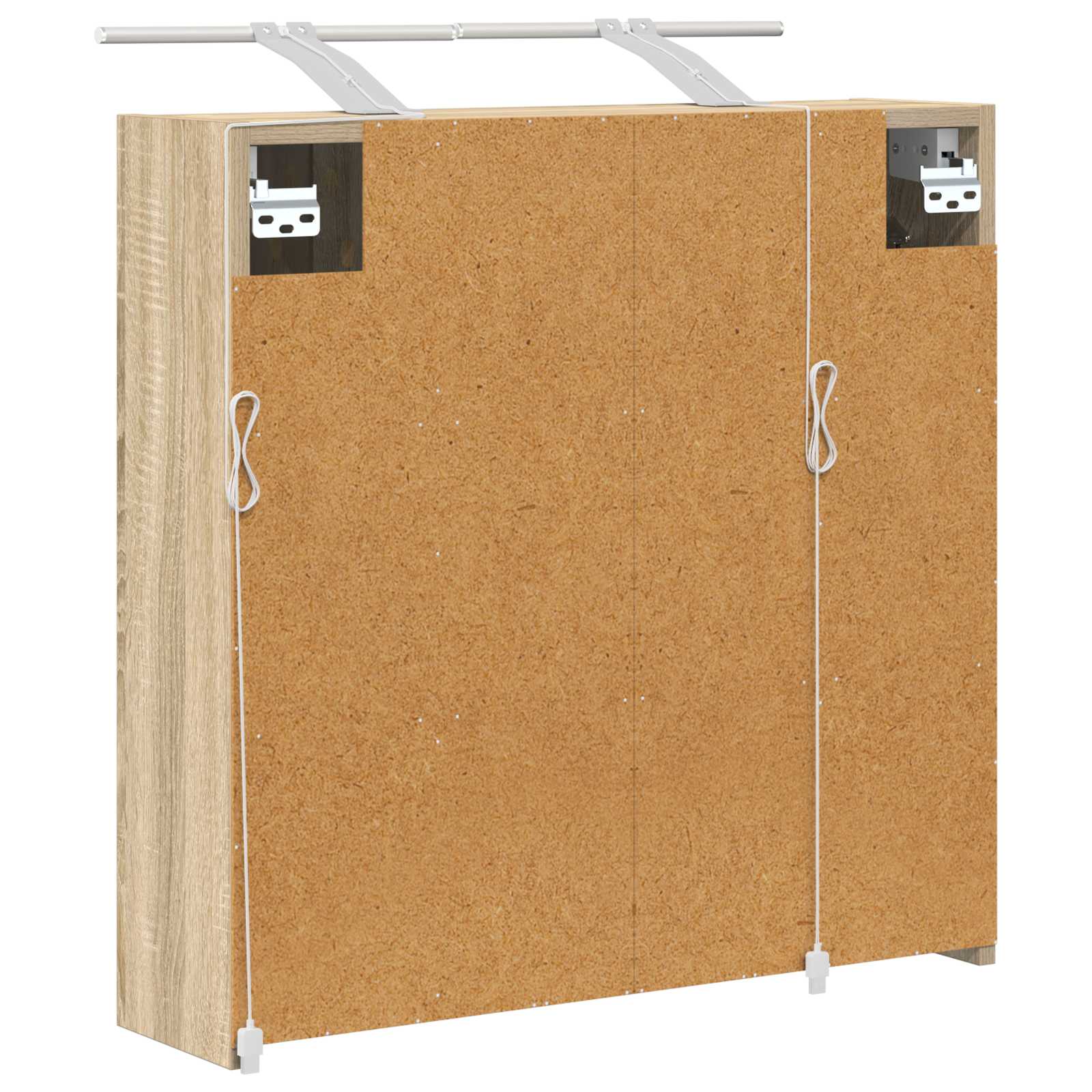 Kupaonski ormar s ogledalom Sonoma hrast 63,5 x 16 x 62,5 cm