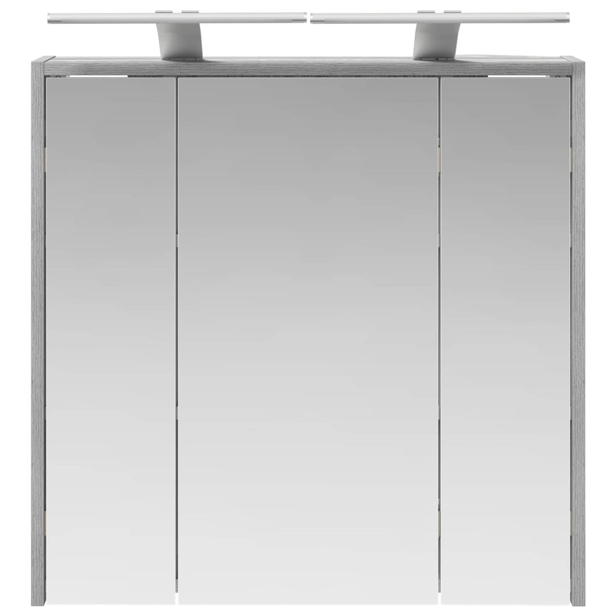 Kupaonski ormar s ogledalom Siva Sonoma 63,5 x 16 x 62,5 cm