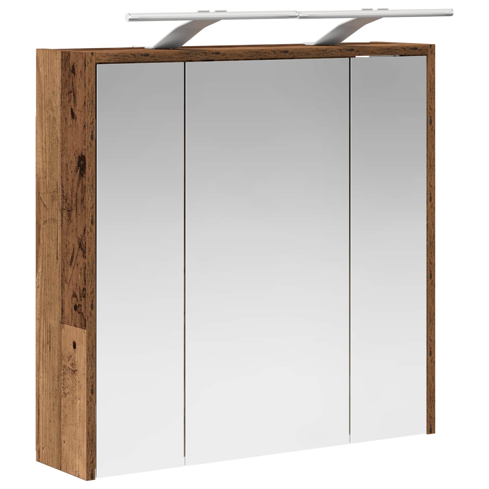 Kupaonski ormar s ogledalom Staro drvo 63,5 x 16 x 62,5 cm