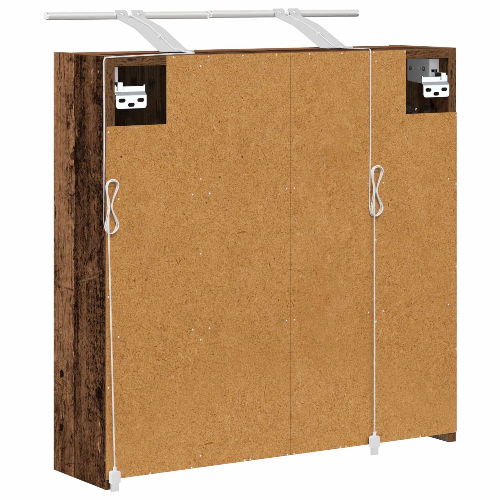 Kupaonski ormar s ogledalom Staro drvo 63,5 x 16 x 62,5 cm