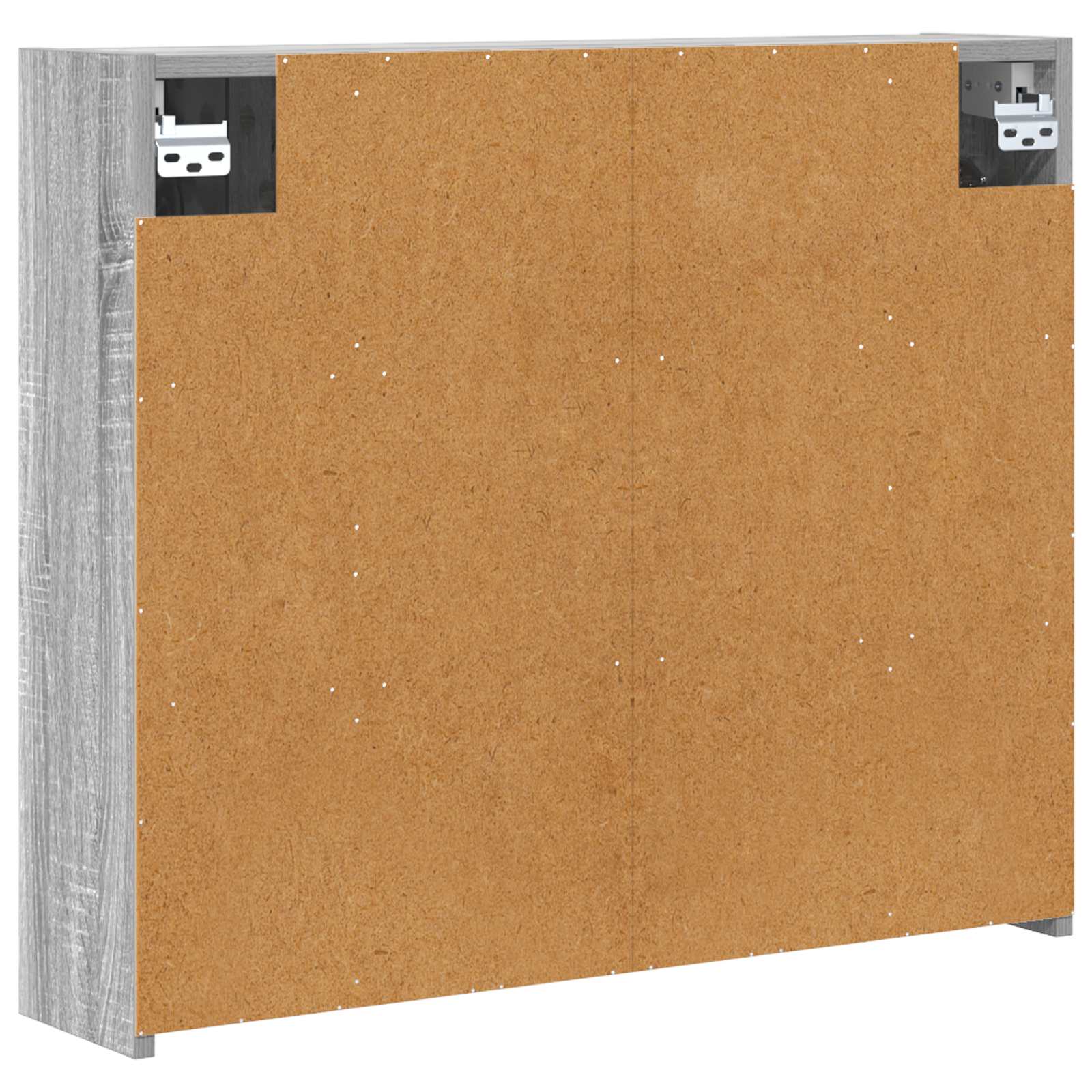 Kupaonski ormar s ogledalom Siva Sonoma 73,5 x 16 x 62,5 cm