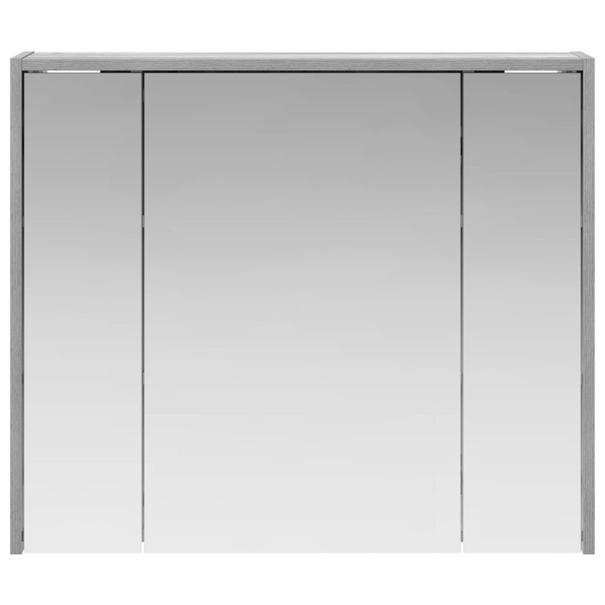 Kupaonski ormar s ogledalom Siva Sonoma 73,5 x 16 x 62,5 cm