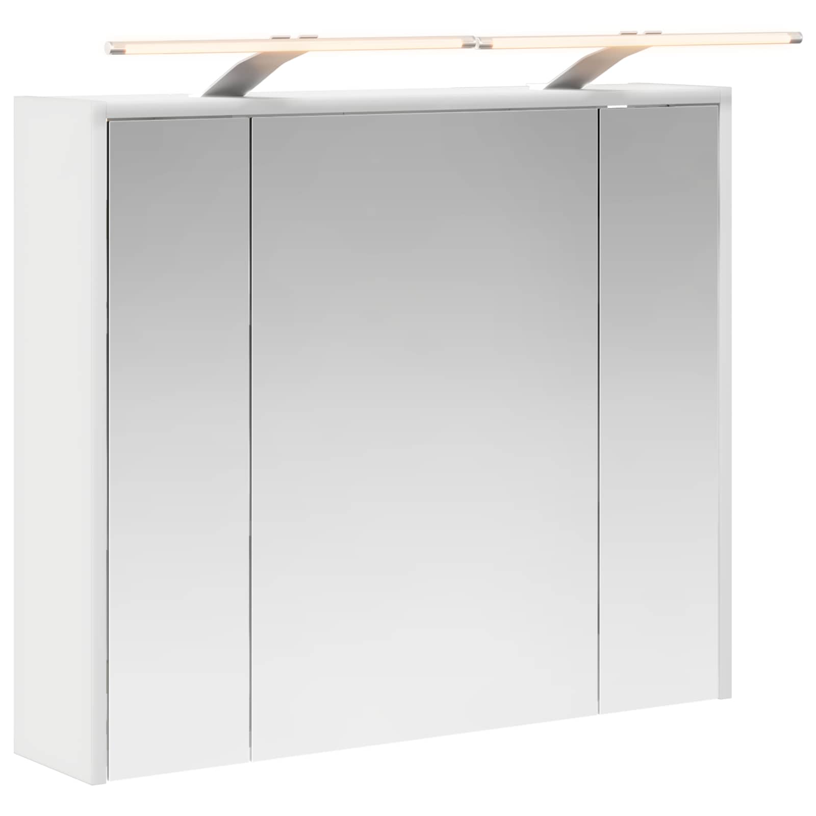 Kupaonski ormar s ogledalom Bijelo 73,5 x 16 x 62,5 cm