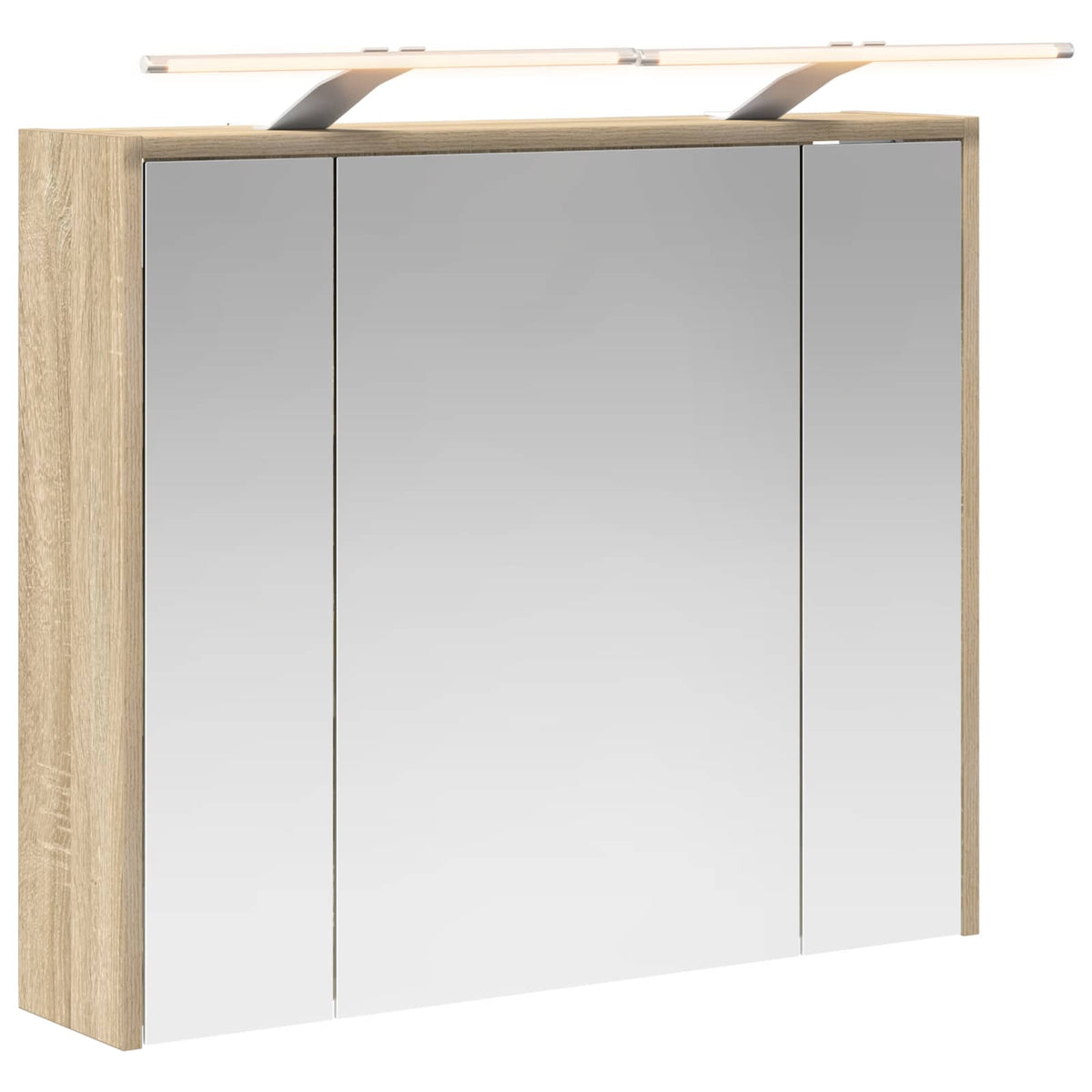 Kupaonski ormar s ogledalom Sonoma hrast 73,5 x 16 x 62,5 cm
