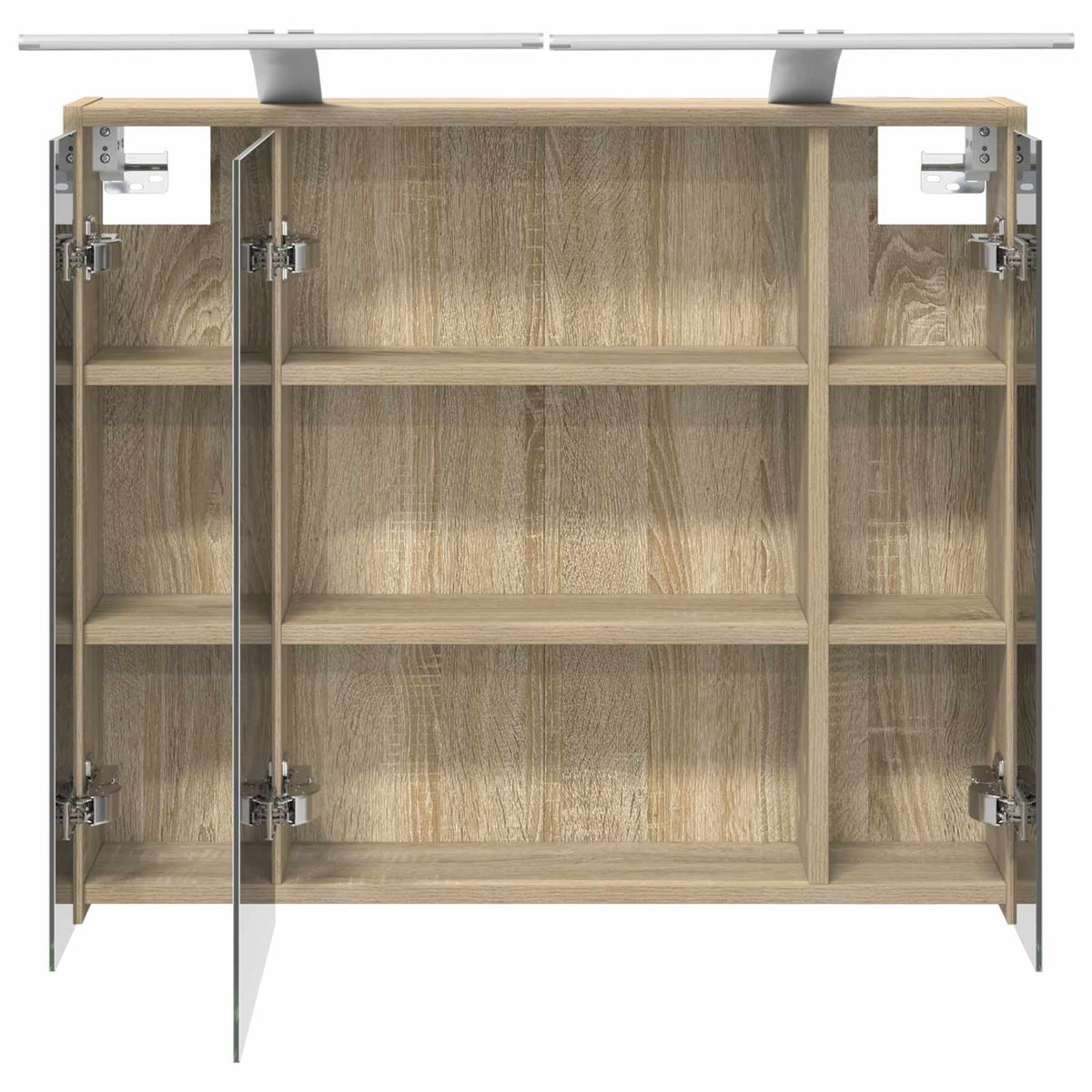 Kupaonski ormar s ogledalom Sonoma hrast 73,5 x 16 x 62,5 cm