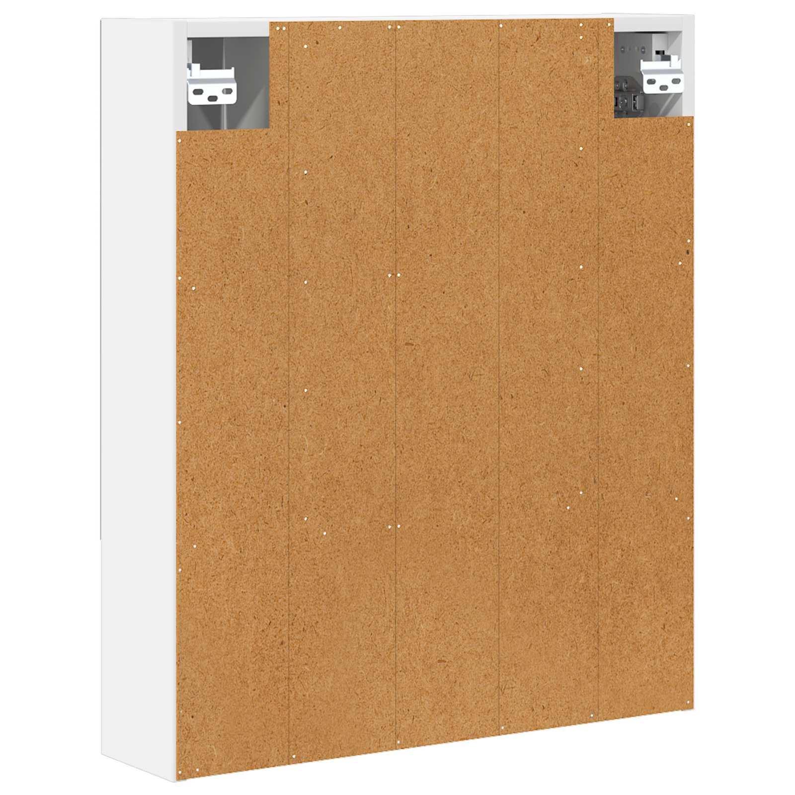 Kupaonski ormar s ogledalom s policom Bijelo 60 x 14.5 x 70 cm