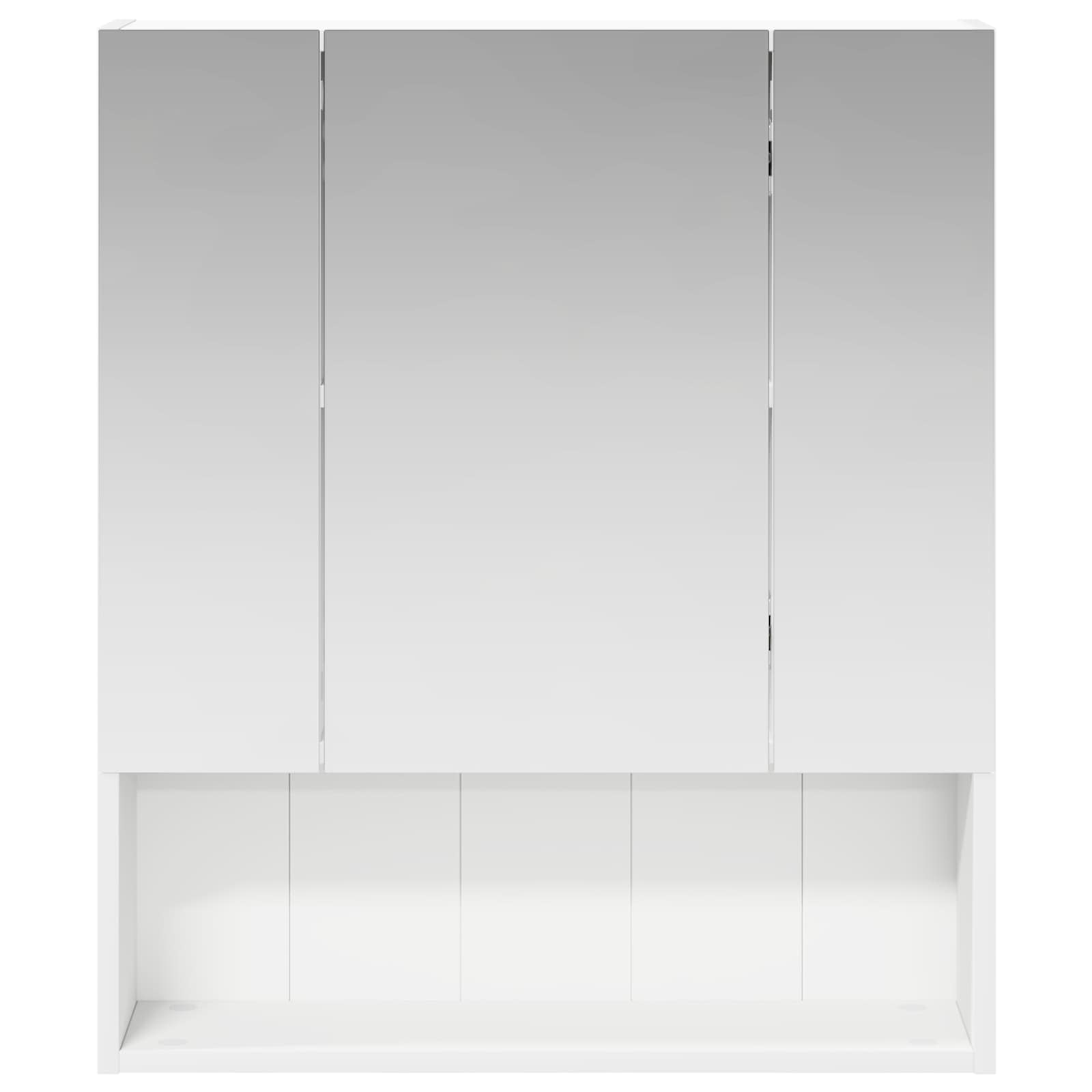 Kupaonski ormar s ogledalom s policom Bijelo 60 x 14.5 x 70 cm