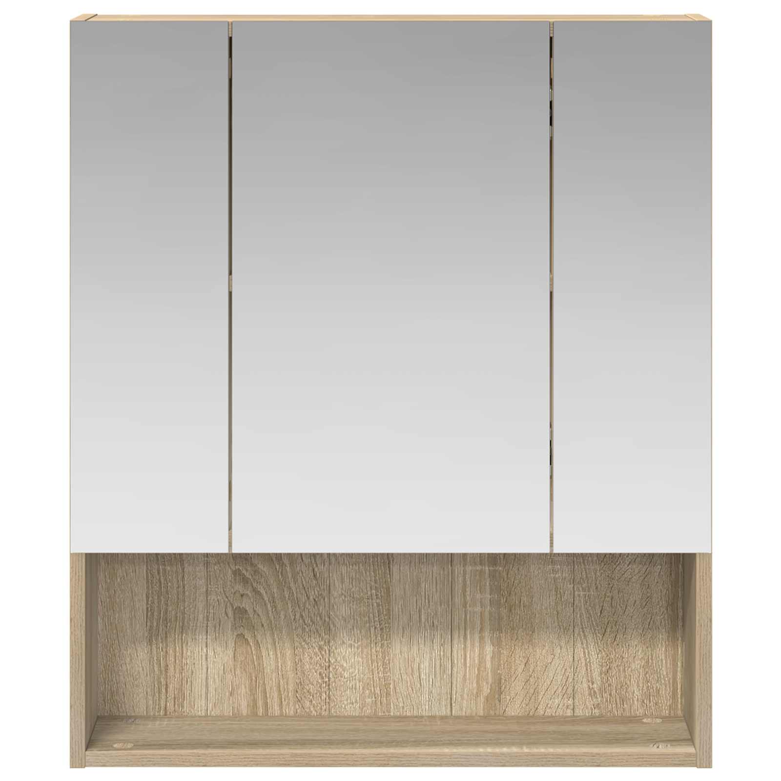 Kupaonski ormar s ogledalom Sonoma hrast 60 x 14.5 x 70 cm
