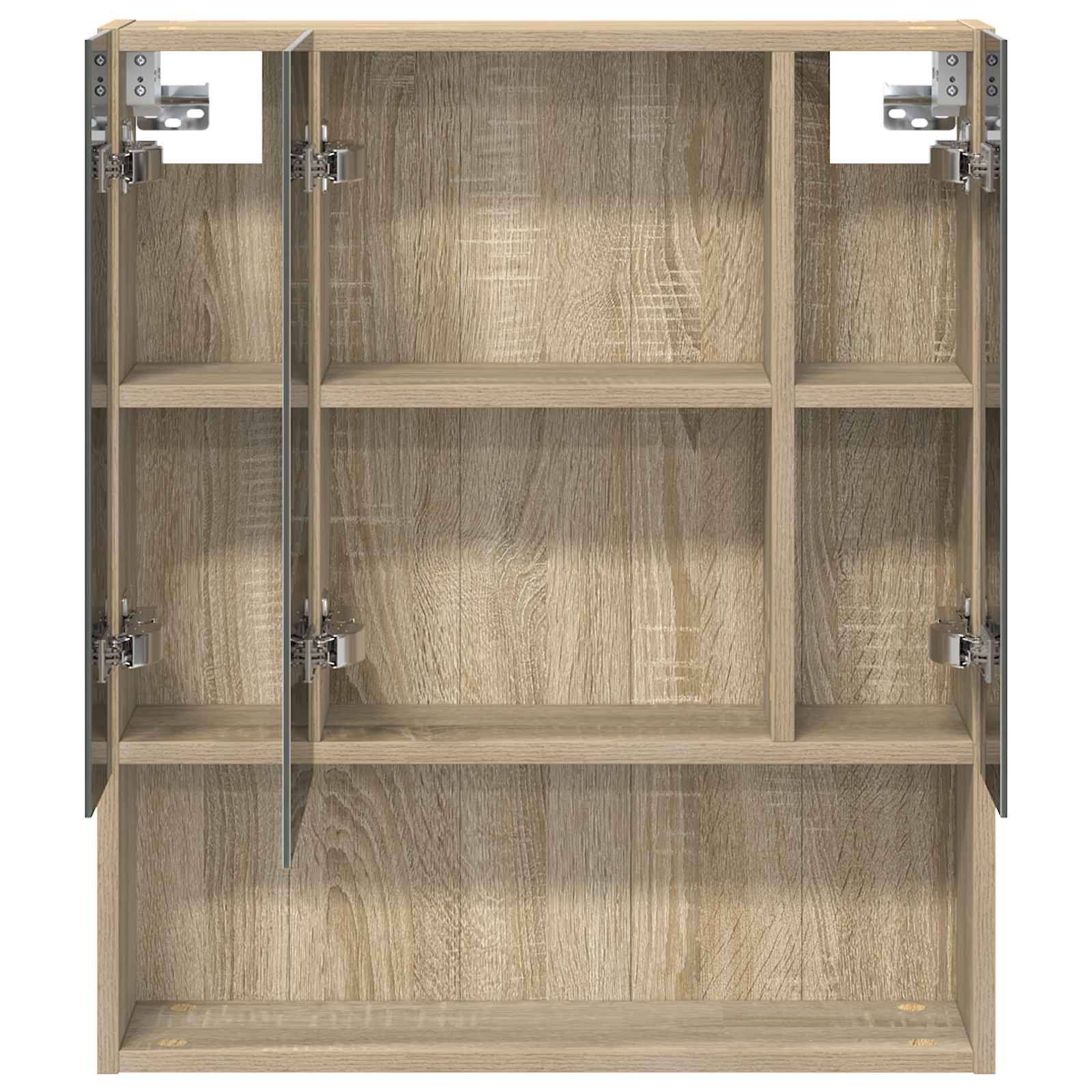Kupaonski ormar s ogledalom Sonoma hrast 60 x 14.5 x 70 cm
