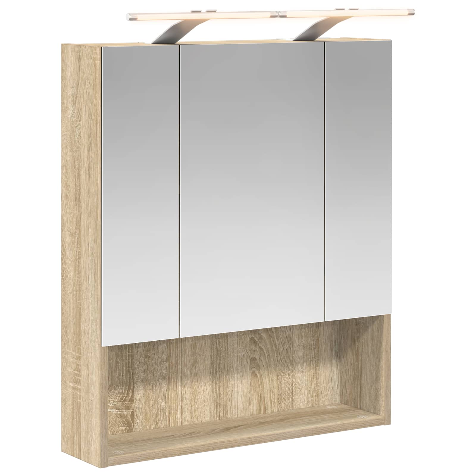 Kupaonski ormar s ogledalom Sonoma hrast 60 x 14.5 x 70 cm