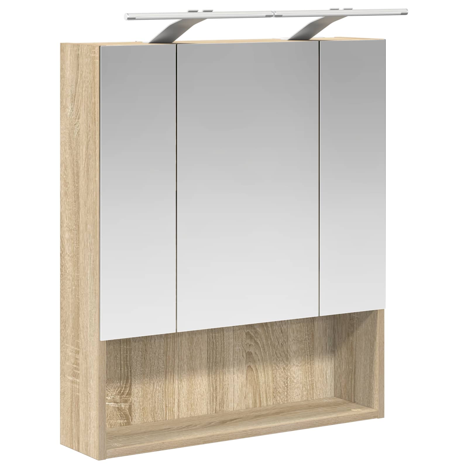 Kupaonski ormar s ogledalom Sonoma hrast 60 x 14.5 x 70 cm