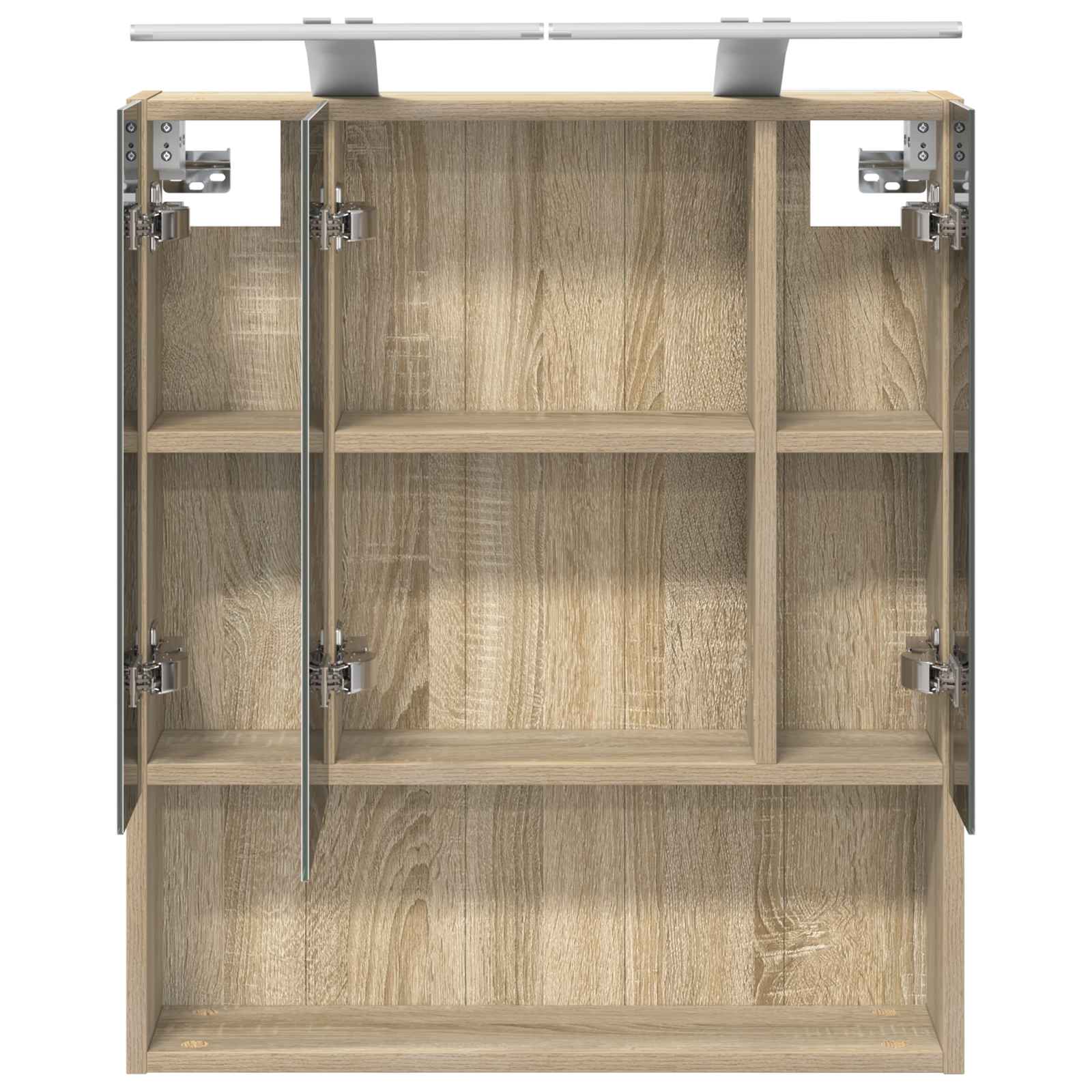 Kupaonski ormar s ogledalom Sonoma hrast 60 x 14.5 x 70 cm