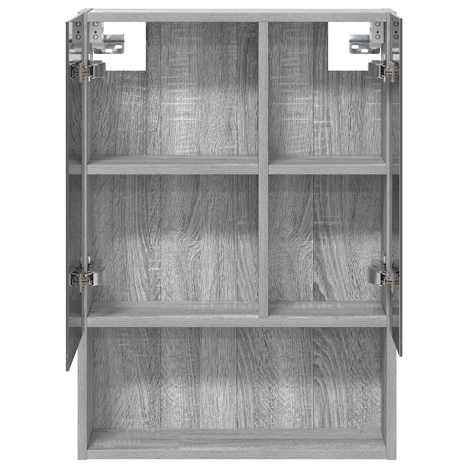 Kupaonski ormar s ogledalom Zidne Siva Sonoma 50 x 14,5 x 70 cm