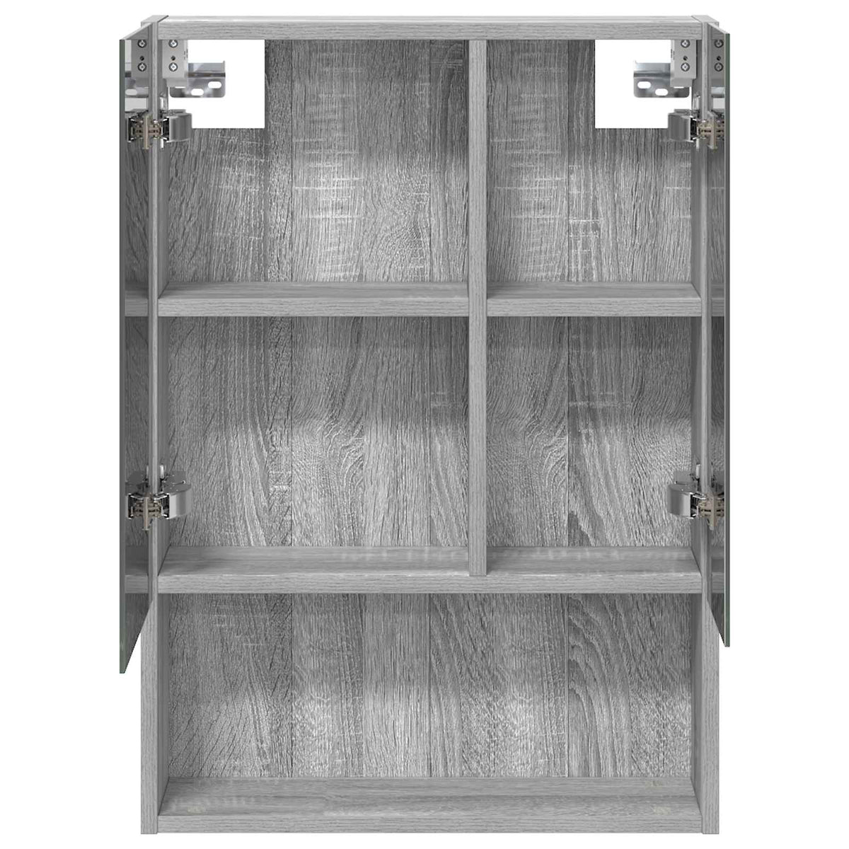Kupaonski ormar s ogledalom Siva Sonoma 50 x 14,5 x 70 cm