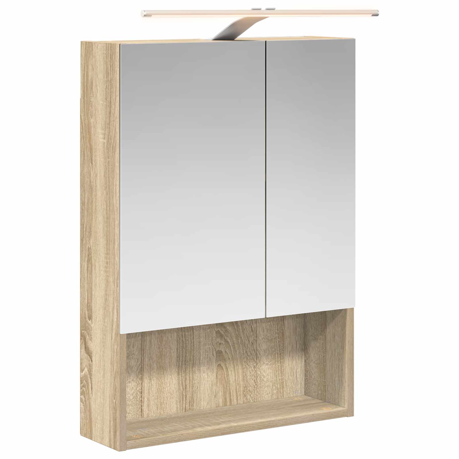Kupaonski ormar s ogledalom Sonoma hrast 50 x 14,5 x 70 cm