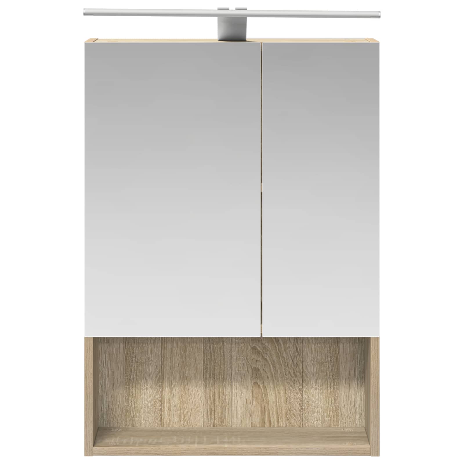 Kupaonski ormar s ogledalom Sonoma hrast 50 x 14,5 x 70 cm