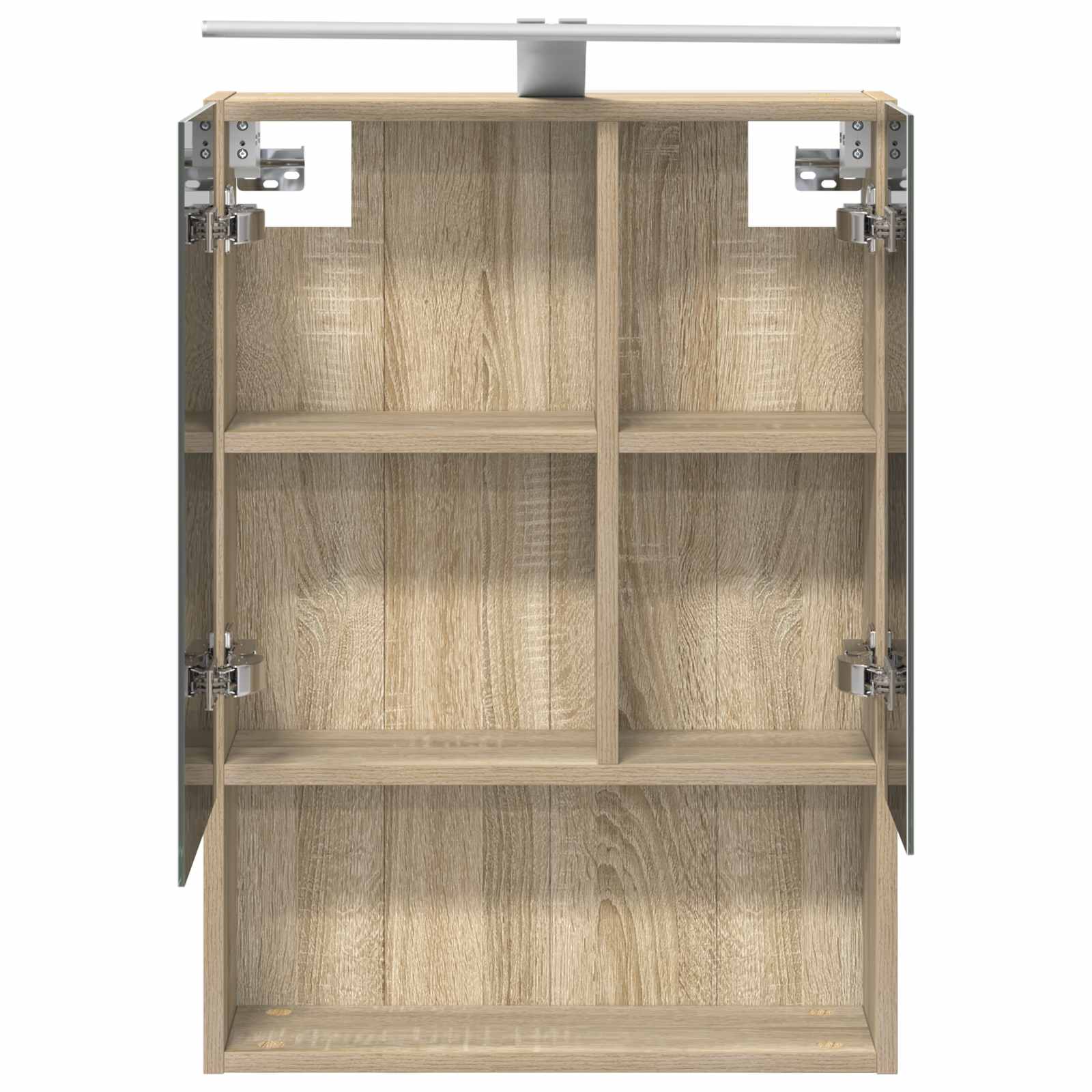 Kupaonski ormar s ogledalom Sonoma hrast 50 x 14,5 x 70 cm
