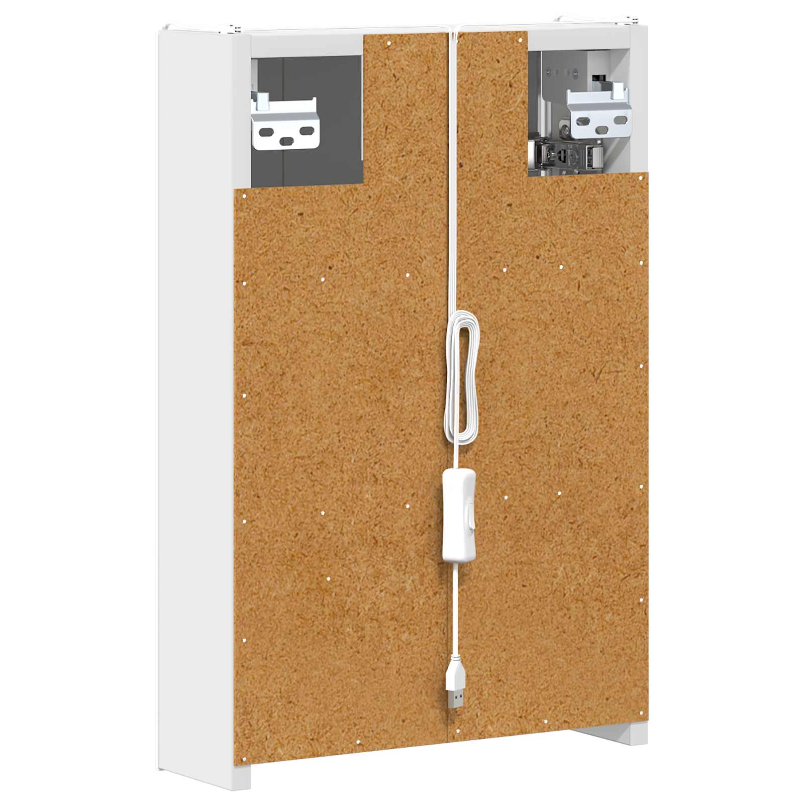 Kupaonski ormar s ogledalom Bijelo 33 x 11,5 x 50 cm