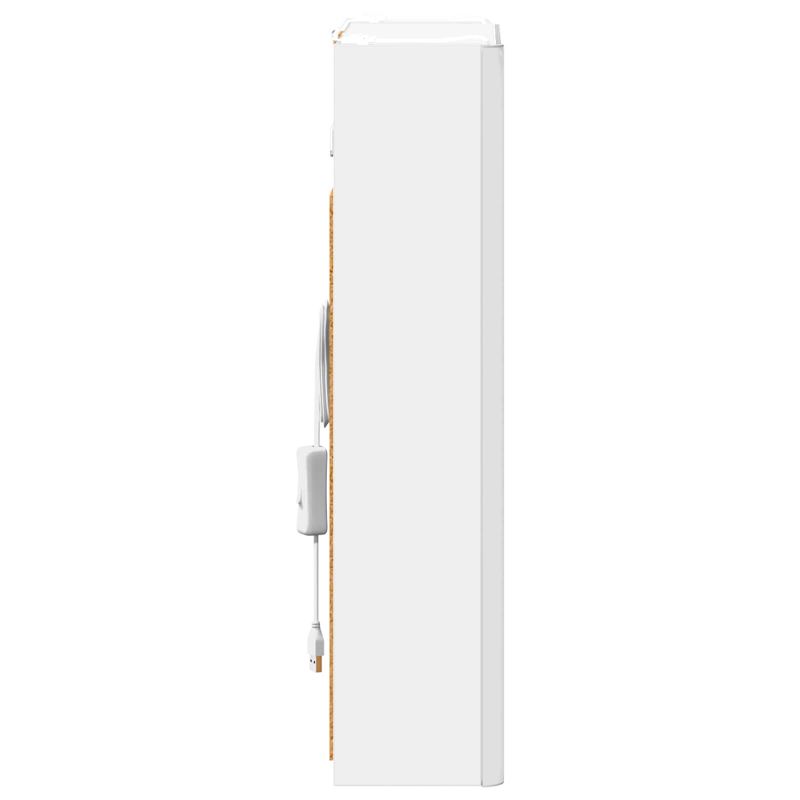 Kupaonski ormar s ogledalom Bijelo 33 x 11,5 x 50 cm