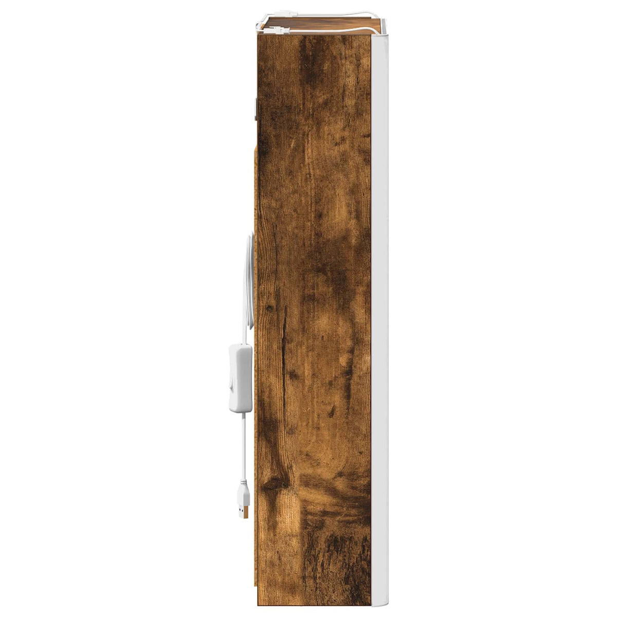 Kupaonski ormar s ogledalom Dimljeni hrast 33 x 11,5 x 50 cm