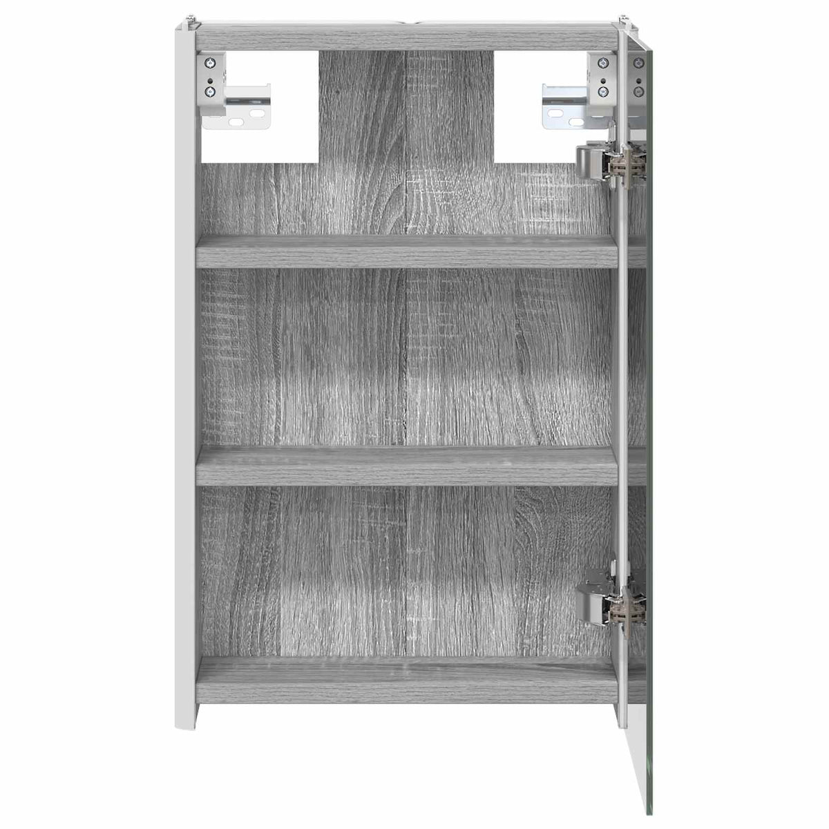 Kupaonski ormar s ogledalom Siva Sonoma 33 x 11,5 x 50 cm