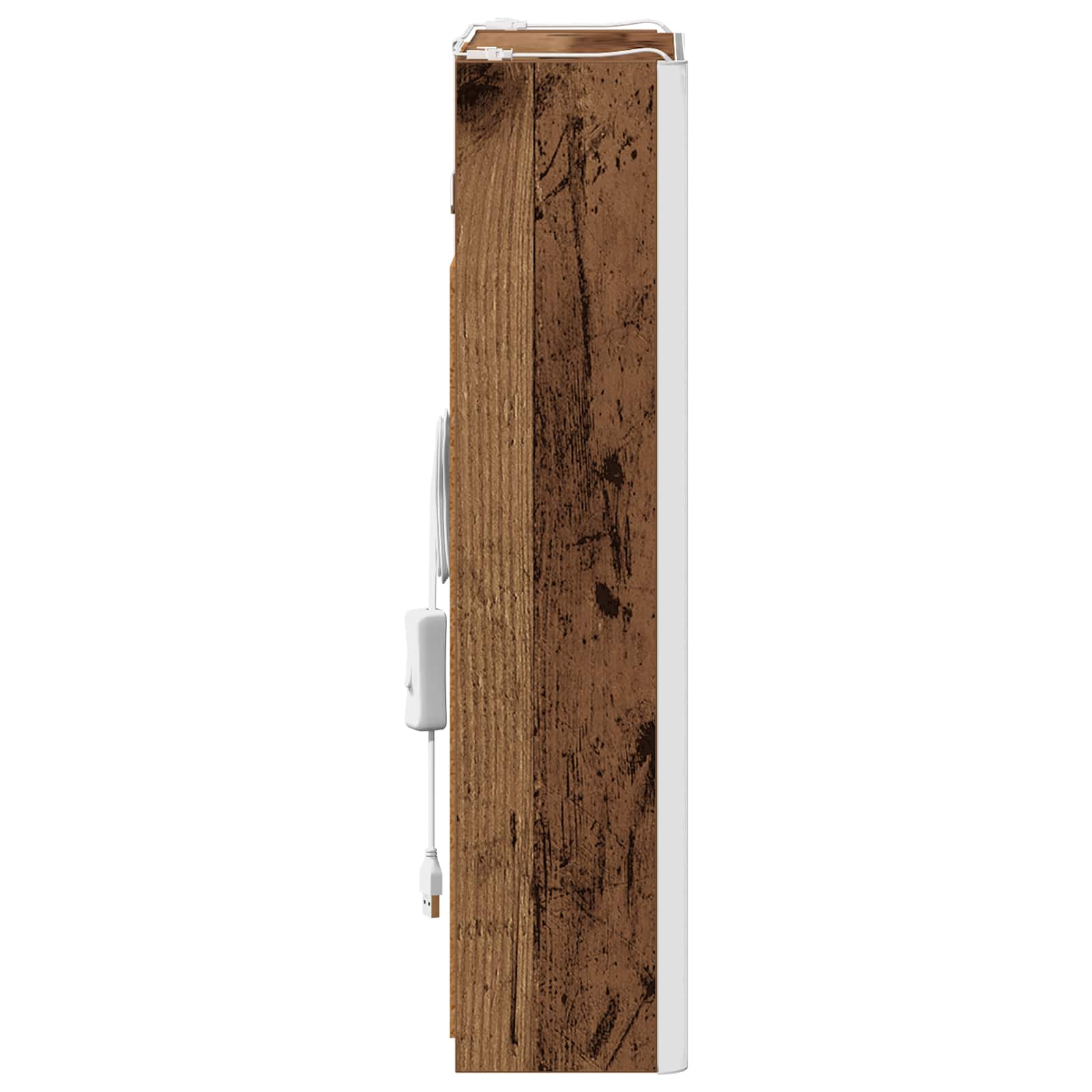 Kupaonski ormar s ogledalom Staro drvo 33 x 11,5 x 50 cm