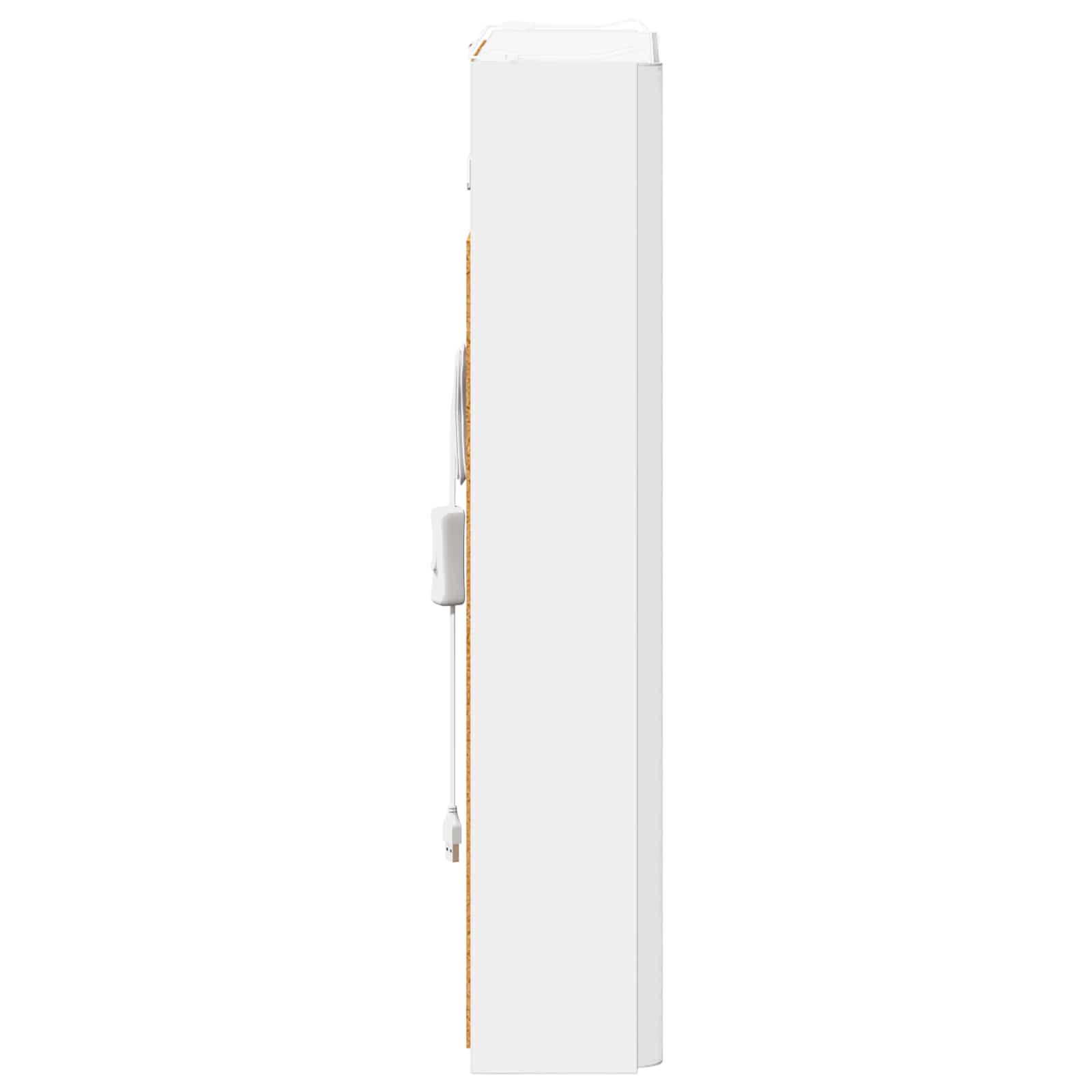Kupaonski ormar s ogledalom Bijelo 43 x 11,5 x 60,5 cm