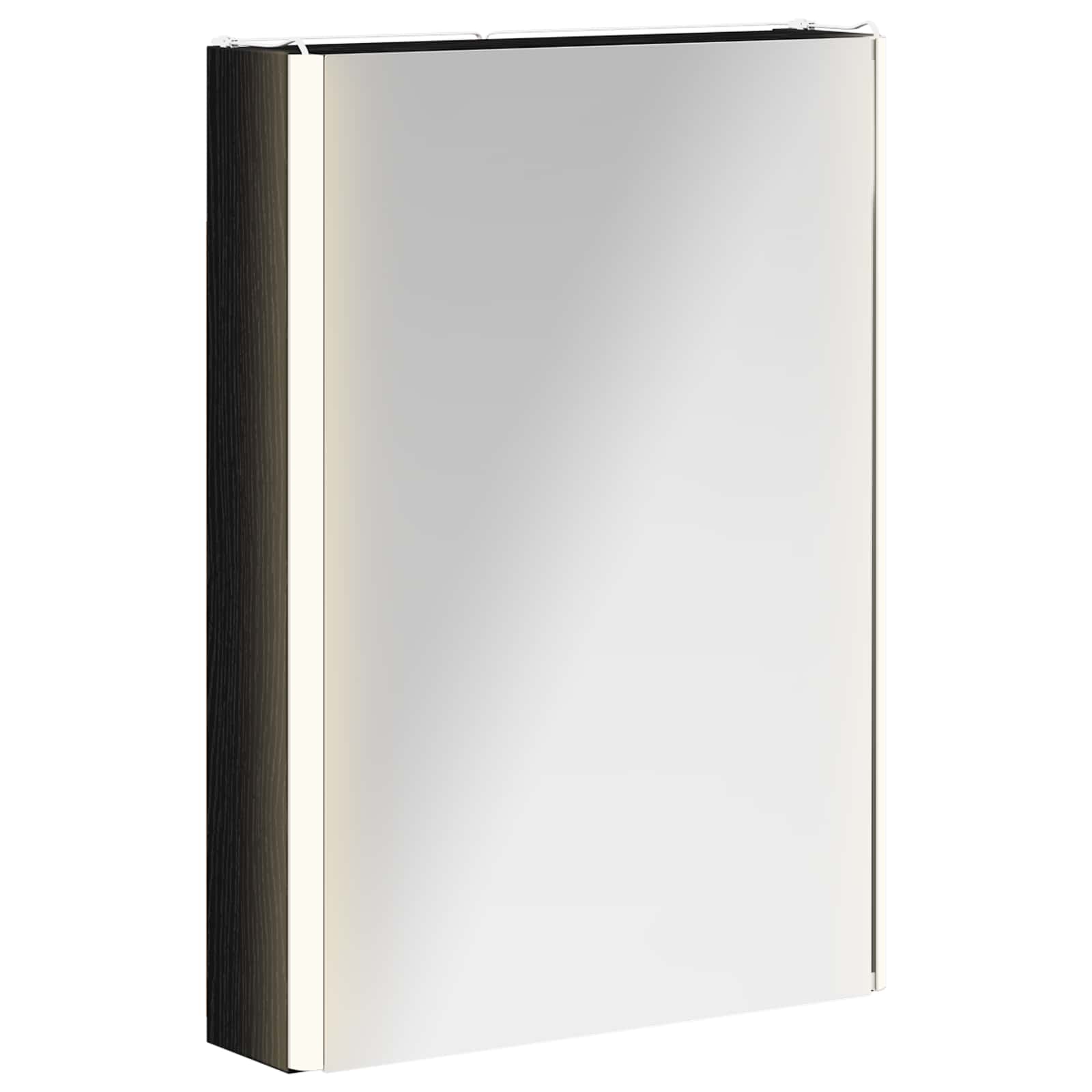 Kupaonski ormar s ogledalom Crni hrast 43 x 11,5 x 60,5 cm
