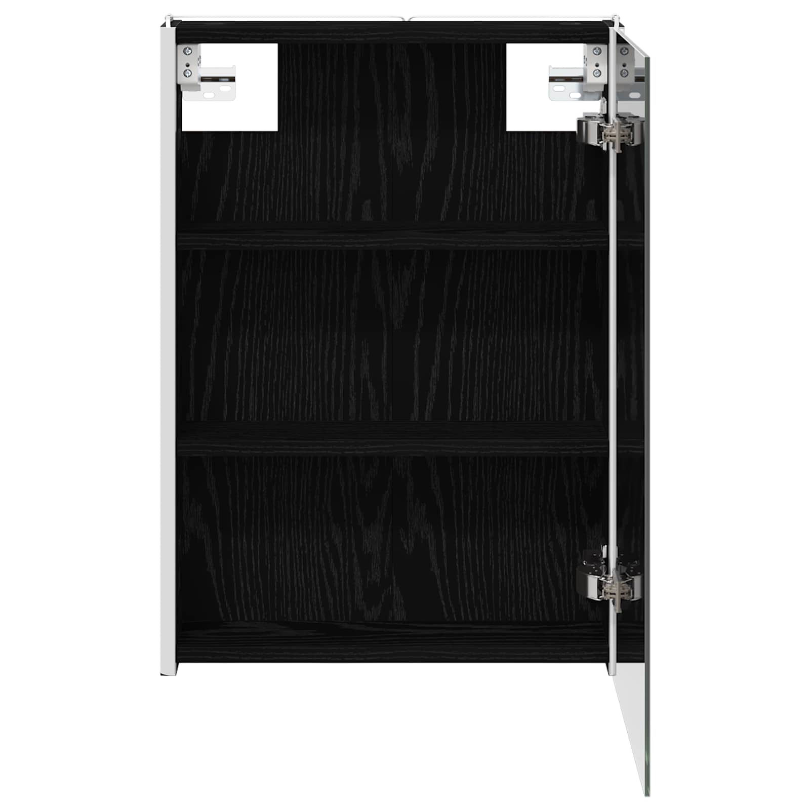 Kupaonski ormar s ogledalom Crni hrast 43 x 11,5 x 60,5 cm