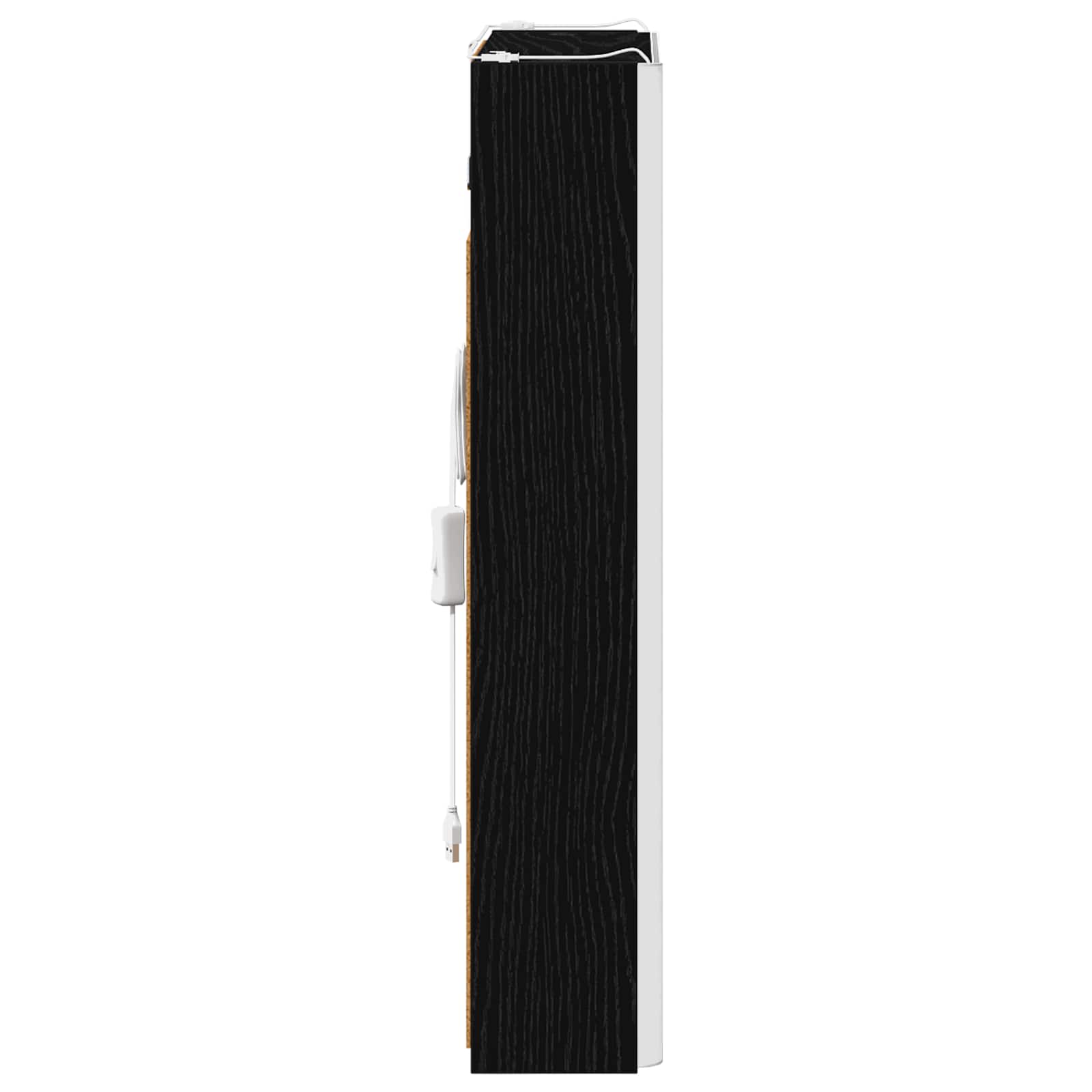 Kupaonski ormar s ogledalom Crni hrast 43 x 11,5 x 60,5 cm