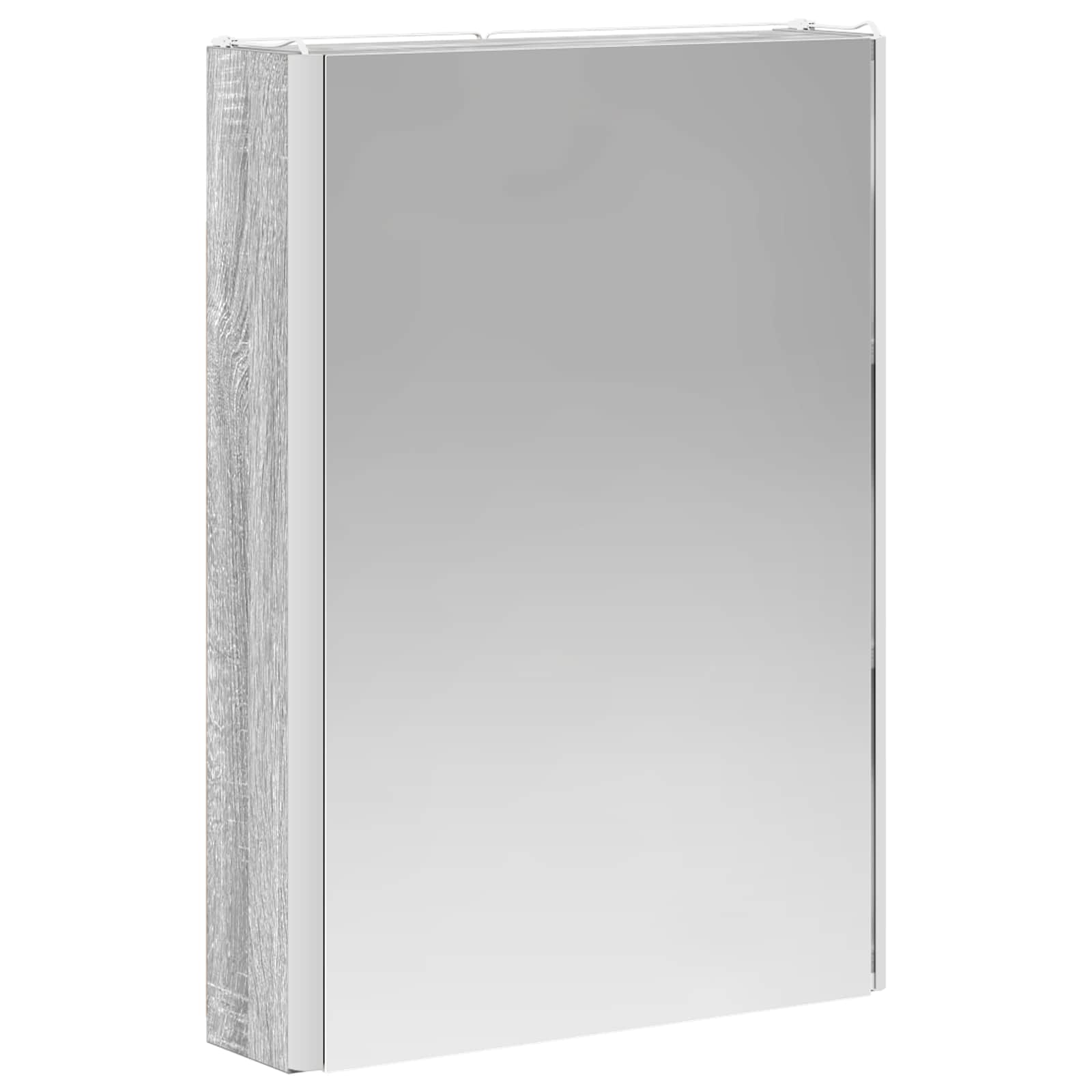 Kupaonski ormar s ogledalom Siva Sonoma 43 x 11,5 x 60,5 cm