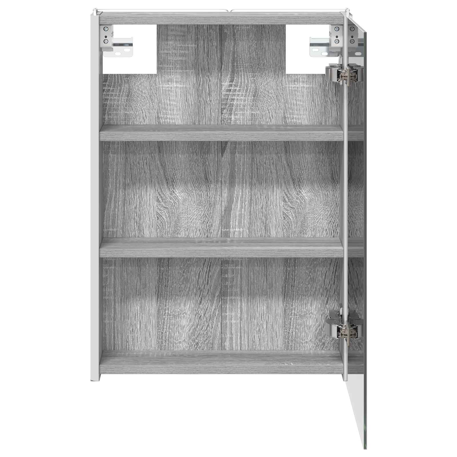 Kupaonski ormar s ogledalom Siva Sonoma 43 x 11,5 x 60,5 cm