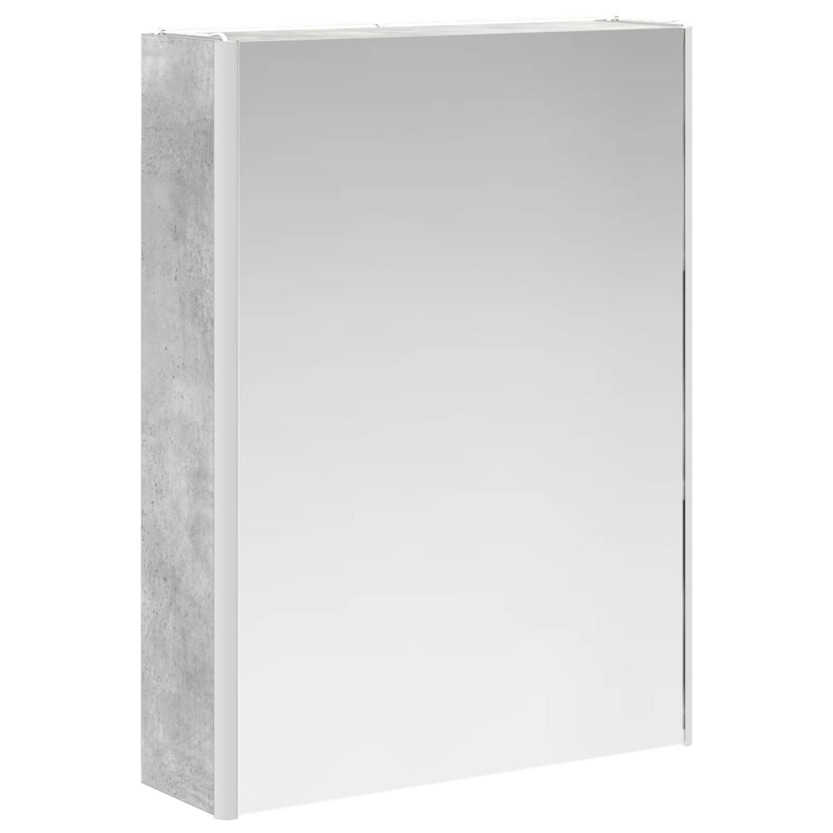 Kupaonski ormar s ogledalom Betonski sivi 53,5 x 15,5 x 70 cm